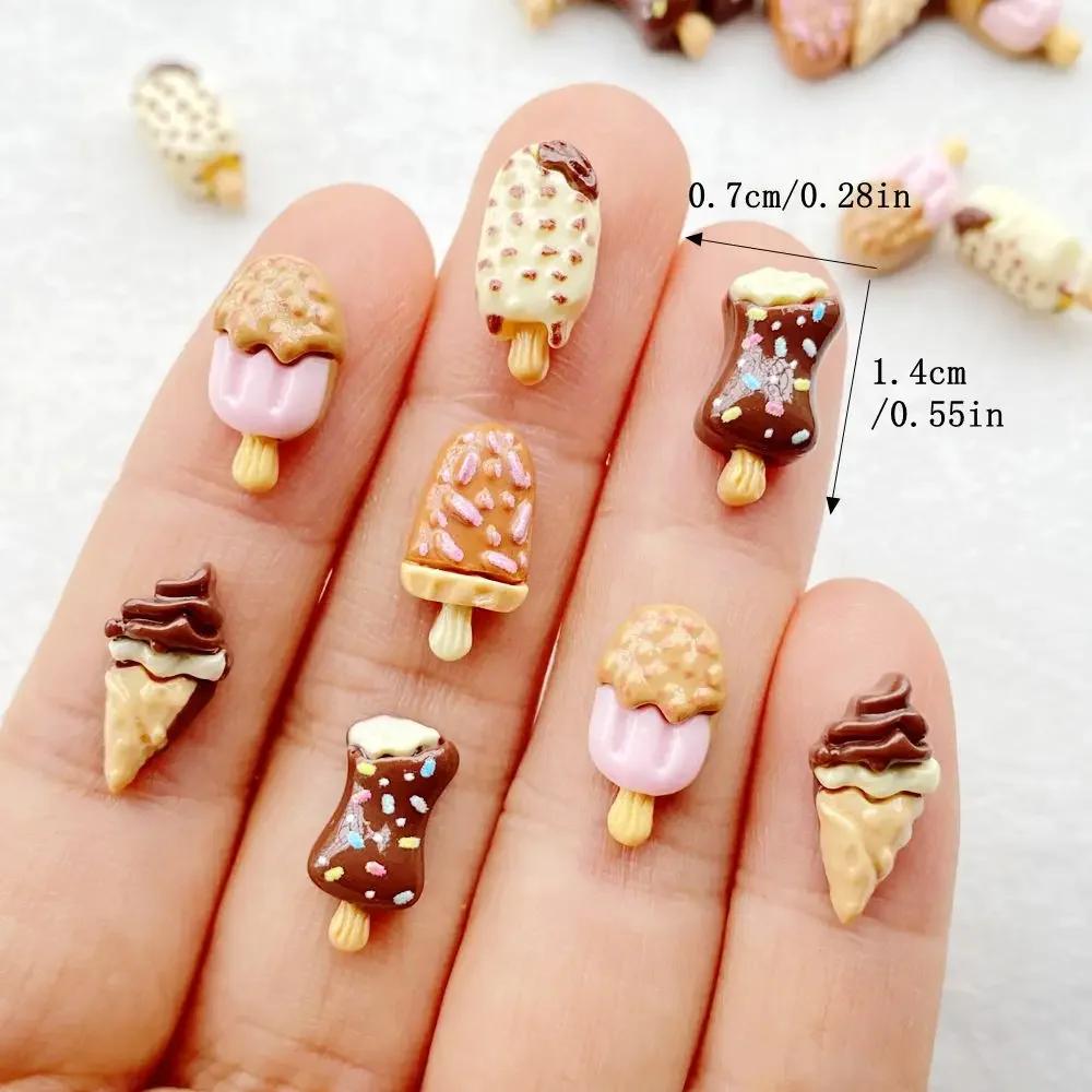 30Pcs Resin Chocolate Popsicles with Cute Cartoon Design - Perfect for Nail Art DIY and 3D Decorations
30Pcs Resin Chocolate Popsicles with Cute Cartoon Design - Perfect for Nail Art DIY and 3D Decorations