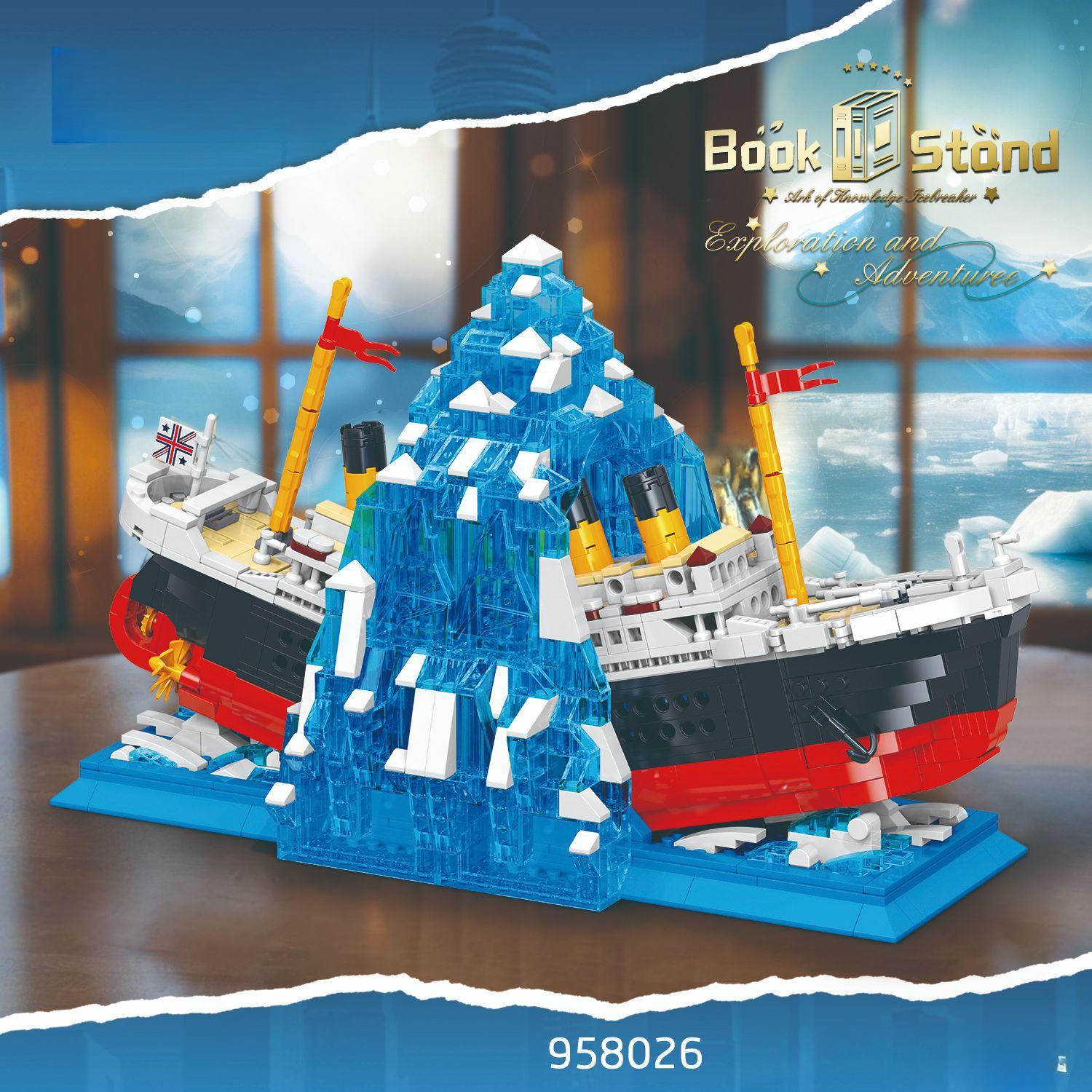 1202pcs Creative Series of Sunken Ship and Iceberg Scene Building Block Children s Toy Gifts No Box
1202pcs Creative Series of Sunken Ship and Iceberg Scene Building Block Children s Toy Gifts No Box