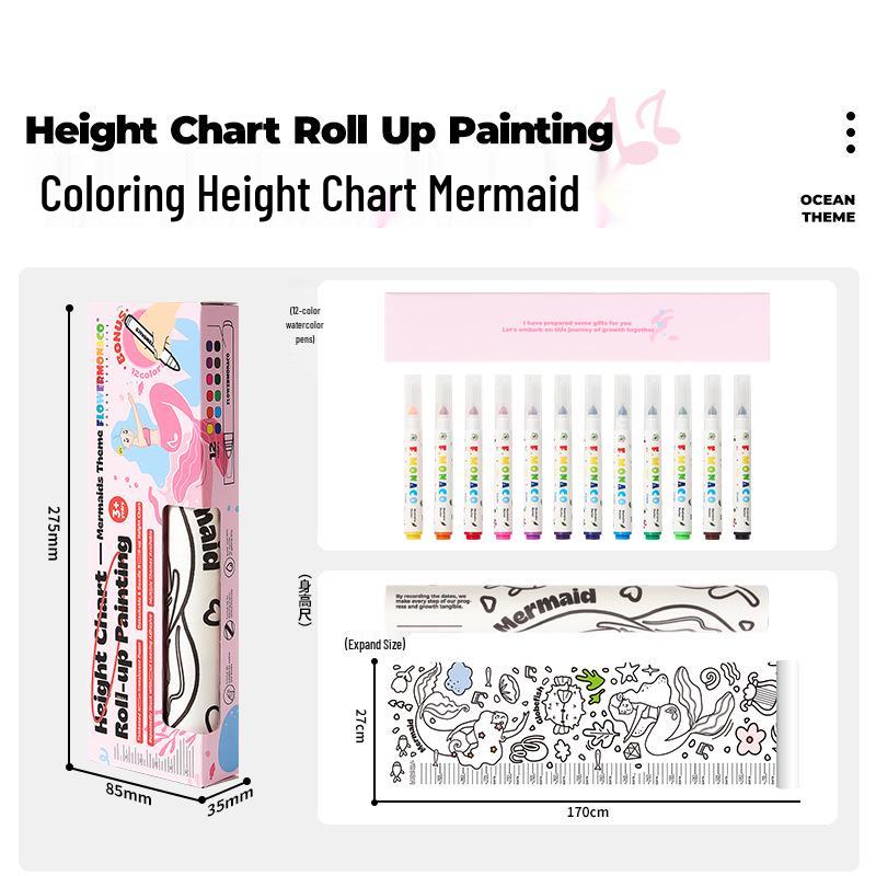 Monaco Flower Bud Children s Height Chart: Cartoon Wall Sticker & Educational Coloring Toy
Monaco Flower Bud Children s Height Chart: Cartoon Wall Sticker & Educational Coloring Toy
