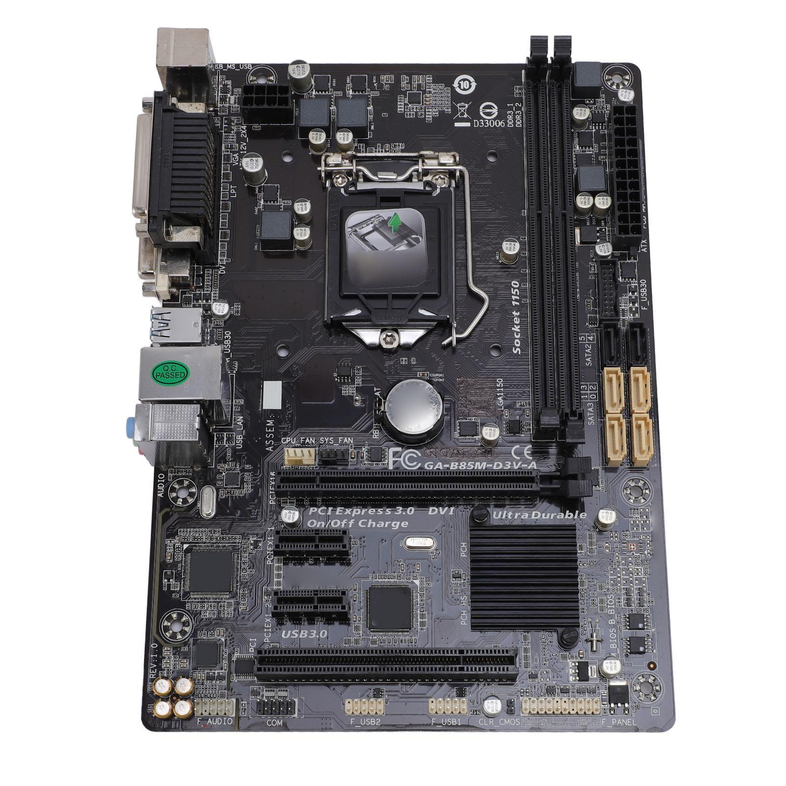 Материнська плата комп ютера M-ATX DDR3 X 2 слоти DIMM Заміна ігрової материнської плати для LGA 1150 для Core
Материнська плата комп ютера M-ATX DDR3 X 2 слоти DIMM Заміна ігрової материнської плати для LGA 1150 для Core