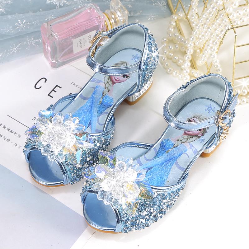 2025 Summer Elsa Princess Sandals: Crystal High Heels for Girls Performances Size 37, 23 cm синий
2025 Summer Elsa Princess Sandals: Crystal High Heels for Girls Performances Size 37, 23 cm синий