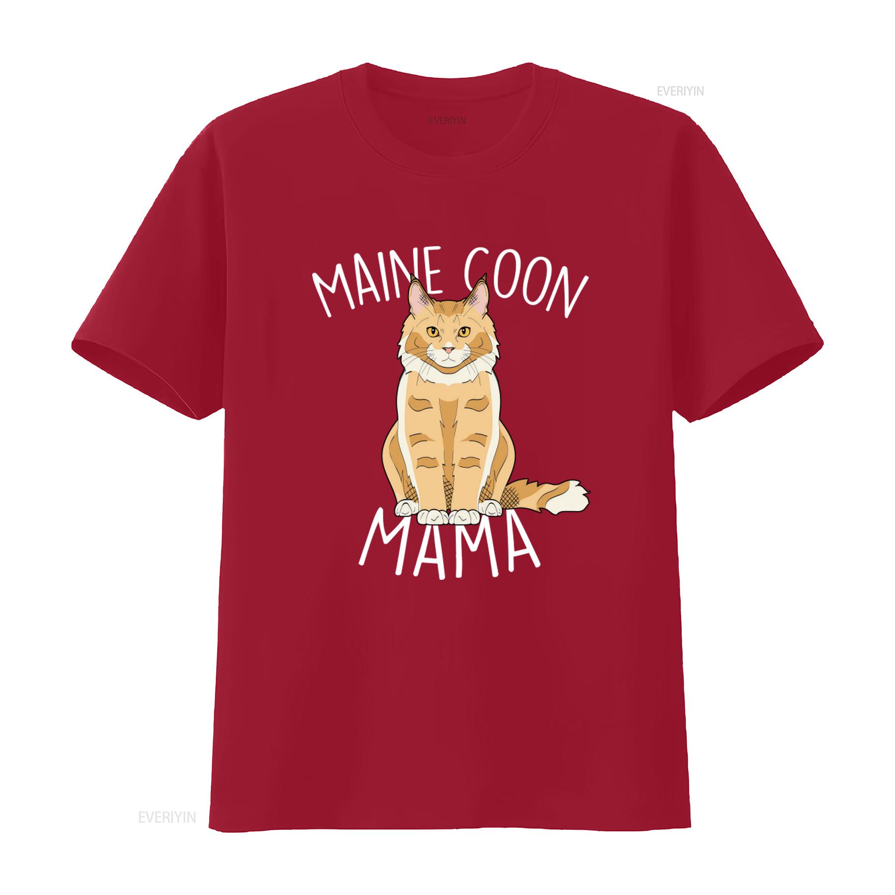 Maine Coon Mama T Shirt for Women Cat Lovers Cute Pet Mom Design with Red Ginger Print vintage Washed designer clothes Unisex S
Maine Coon Mama T Shirt for Women Cat Lovers Cute Pet Mom Design with Red Ginger Print vintage Washed designer clothes Unisex S