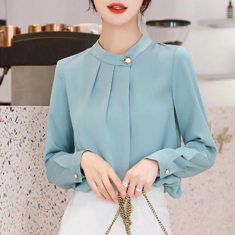 Элегантная шикарная офисная женская рубашка с воротником-стойкой и оборками, новая корейская мода, однотонная длинная деловая повседневная блузка с длинным рукавом, женская блузка XXXL озеро синий
Элегантная шикарная офисная женская рубашка с воротником-стойкой и оборками, новая корейская мода, однотонная длинная деловая повседневная блузка с длинным рукавом, женская блузка XXXL озеро синий