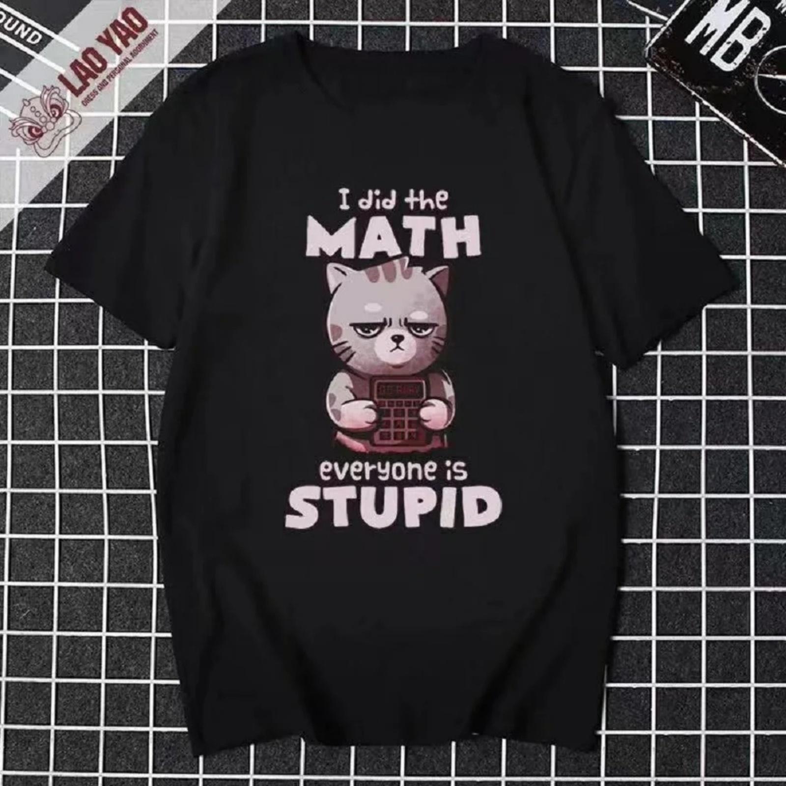 Kawaii Math Cat Print Tshirt Creativity Cute Summer Women T Shirt Fashion Comfort Girl Short-sleev Novelty Tee Tops 80105 XXXXXL
Kawaii Math Cat Print Tshirt Creativity Cute Summer Women T Shirt Fashion Comfort Girl Short-sleev Novelty Tee Tops 80105 XXXXXL