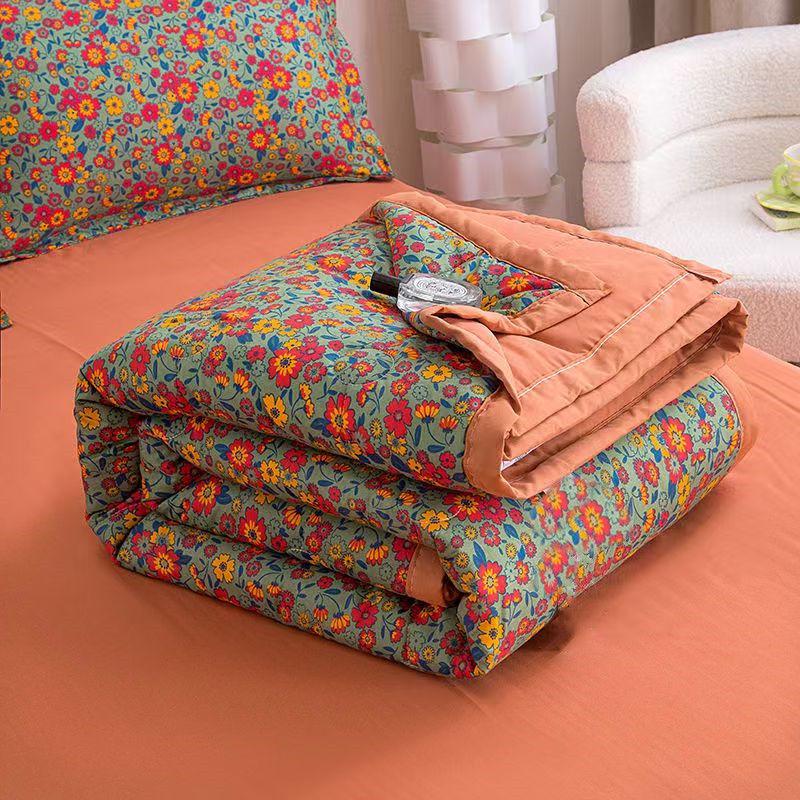 Ультралегкое летнее одеяло с цветочным принтом, машинная стирка - Односпальное (150×200) & Двойной (200×230) 200*230cm Double
Ультралегкое летнее одеяло с цветочным принтом, машинная стирка - Односпальное (150×200) & Двойной (200×230) 200*230cm Double