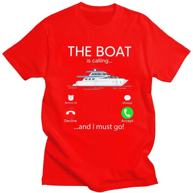 Male The Boat Is Calling T Shirts ShortSleeve Cotton Tshirt Anniversary Gift Leisure Nautical Sailor Tees Loose Fit Clothing S
Male The Boat Is Calling T Shirts ShortSleeve Cotton Tshirt Anniversary Gift Leisure Nautical Sailor Tees Loose Fit Clothing S