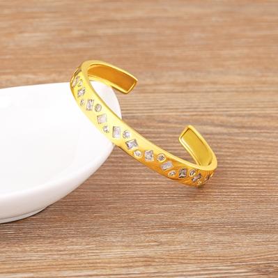 Nidin New Luxury 5 Colors Colorful Zircon Adjustable Bangles Elegant Classic Crystal Cuff Bracelets For Women Wedding Jewelry 56-58mm белый
Nidin New Luxury 5 Colors Colorful Zircon Adjustable Bangles Elegant Classic Crystal Cuff Bracelets For Women Wedding Jewelry 56-58mm белый