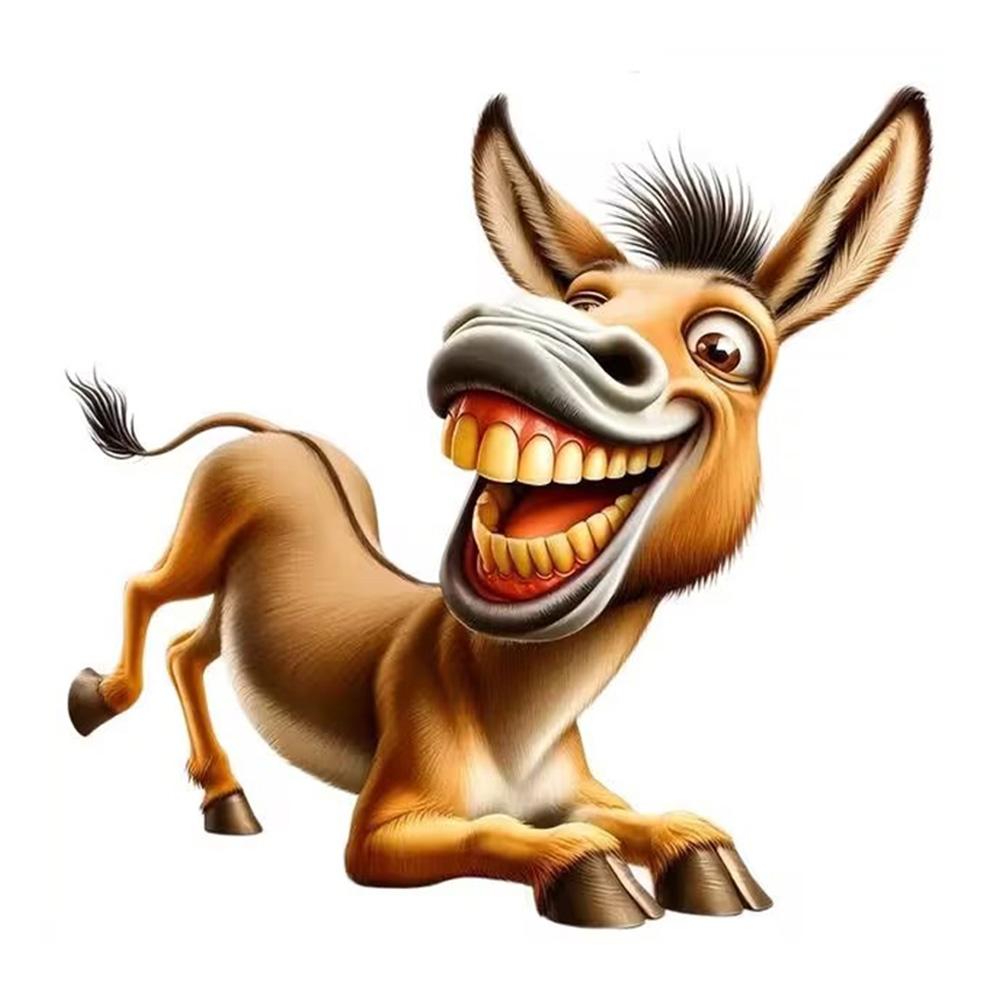 QT2175#15cm A Cheerful Cartoon Donkey Waterproof Car Decorative Decal, Suitable for Cars, Laptops, Bumpers, Glass Window Sticker 15cm-longest side
QT2175#15cm A Cheerful Cartoon Donkey Waterproof Car Decorative Decal, Suitable for Cars, Laptops, Bumpers, Glass Window Sticker 15cm-longest side