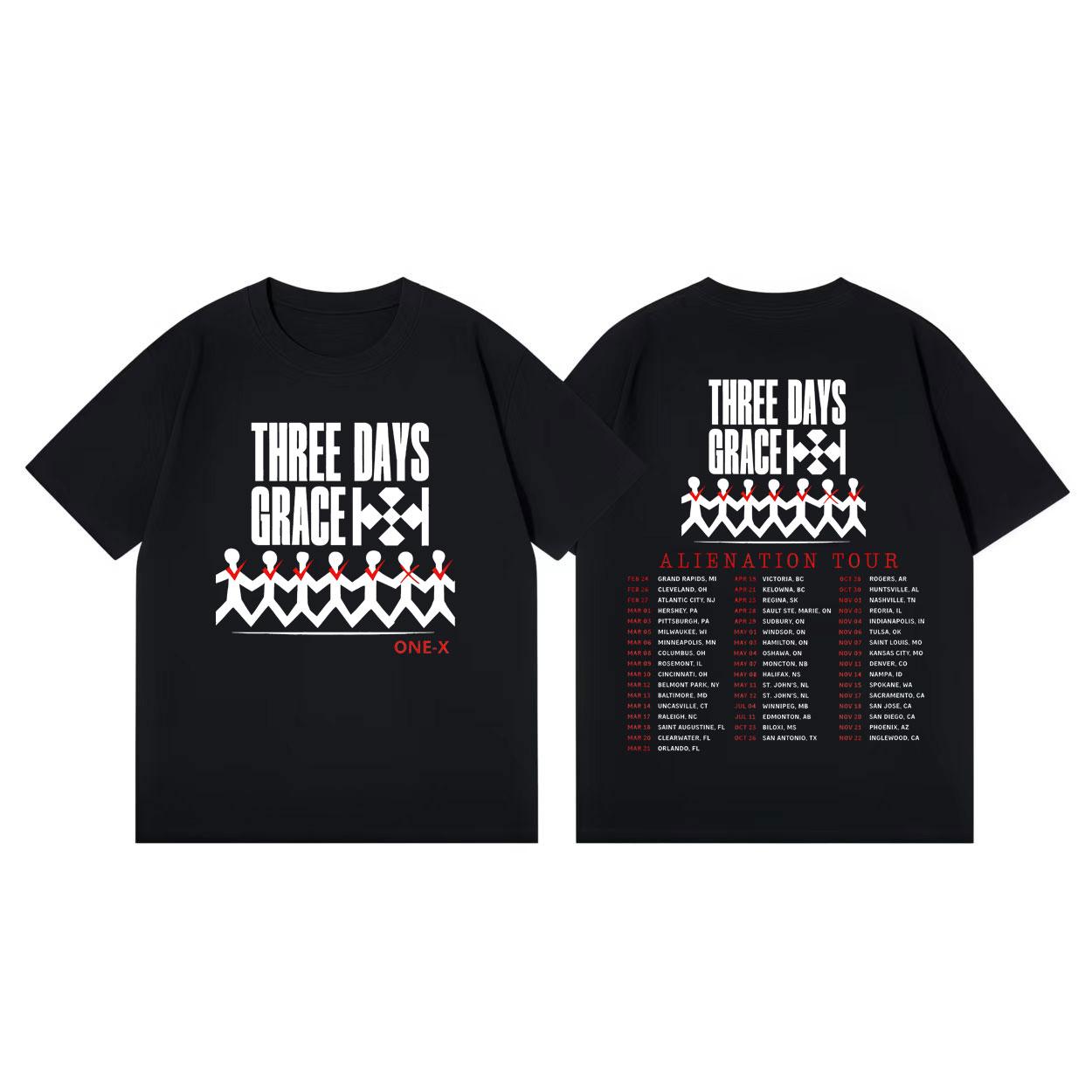 Rock Band Three Days Grace Alienation Tour 2026 Graphic T Shirts High Street Fashion Trend Tshirt Unisex Casual Loose Tshirts 4XL
Rock Band Three Days Grace Alienation Tour 2026 Graphic T Shirts High Street Fashion Trend Tshirt Unisex Casual Loose Tshirts 4XL