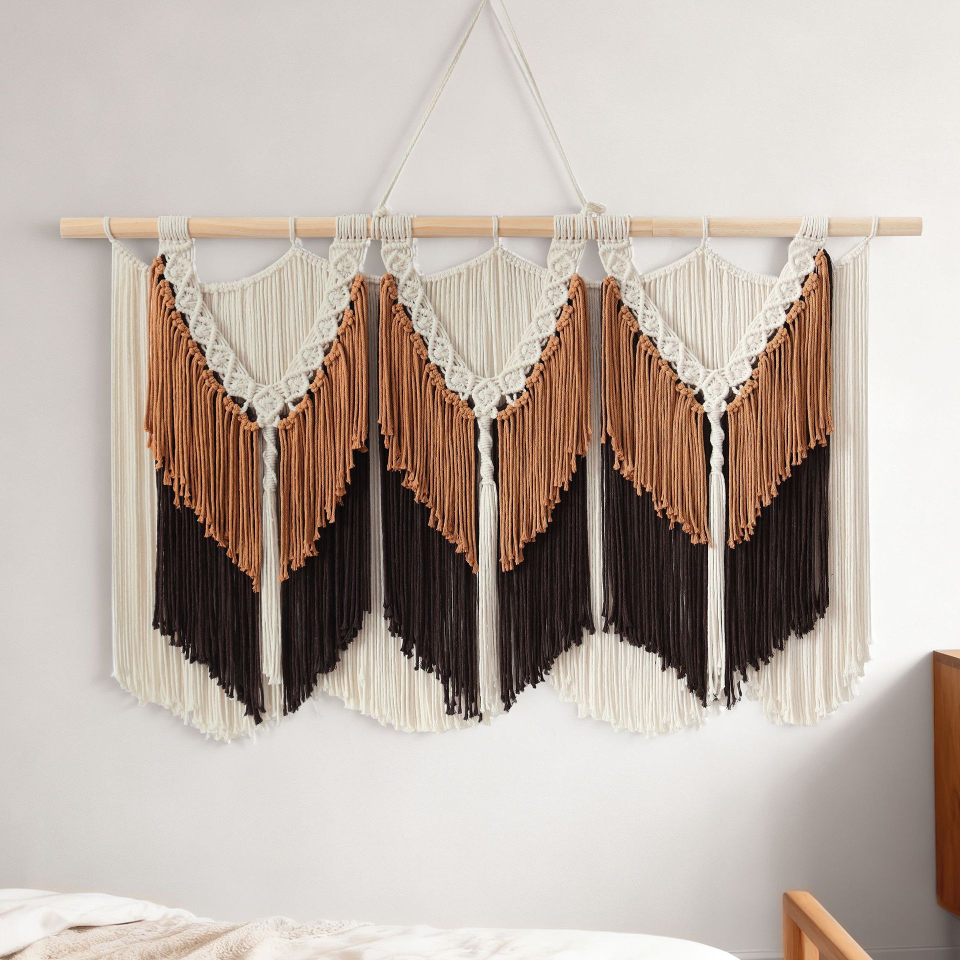 110x80cm Large Wall Hanging Tapestry with Wooden Stick Hand-Woven Bohemia Tassel Curtain Tapestry Wedding Backgrou Boho Decor 110x82cm
110x80cm Large Wall Hanging Tapestry with Wooden Stick Hand-Woven Bohemia Tassel Curtain Tapestry Wedding Backgrou Boho Decor 110x82cm