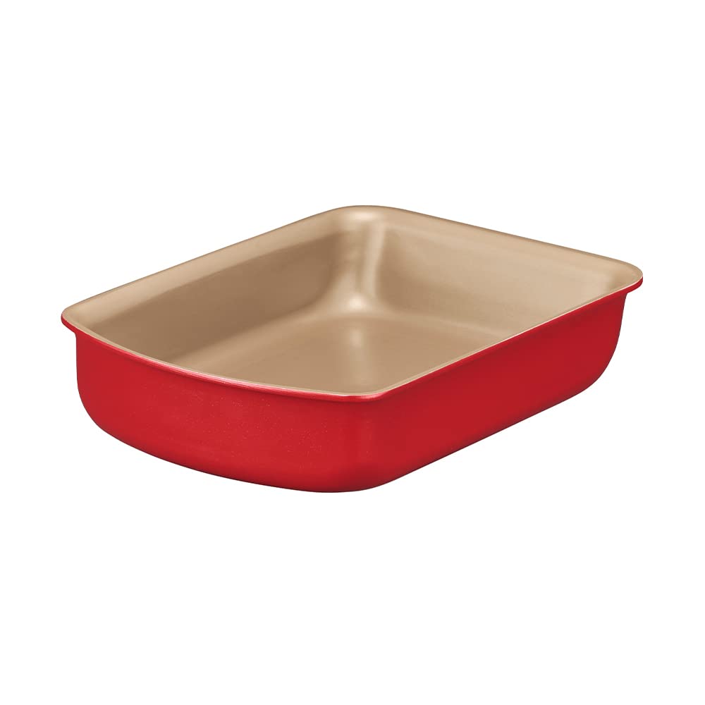 DOSHISHA Evercook Tamagoyaki 13 x 19 cm, compatible with all heat sources (IH compatible), red, selectable series, removable handle
DOSHISHA Evercook Tamagoyaki 13 x 19 cm, compatible with all heat sources (IH compatible), red, selectable series, removable handle
