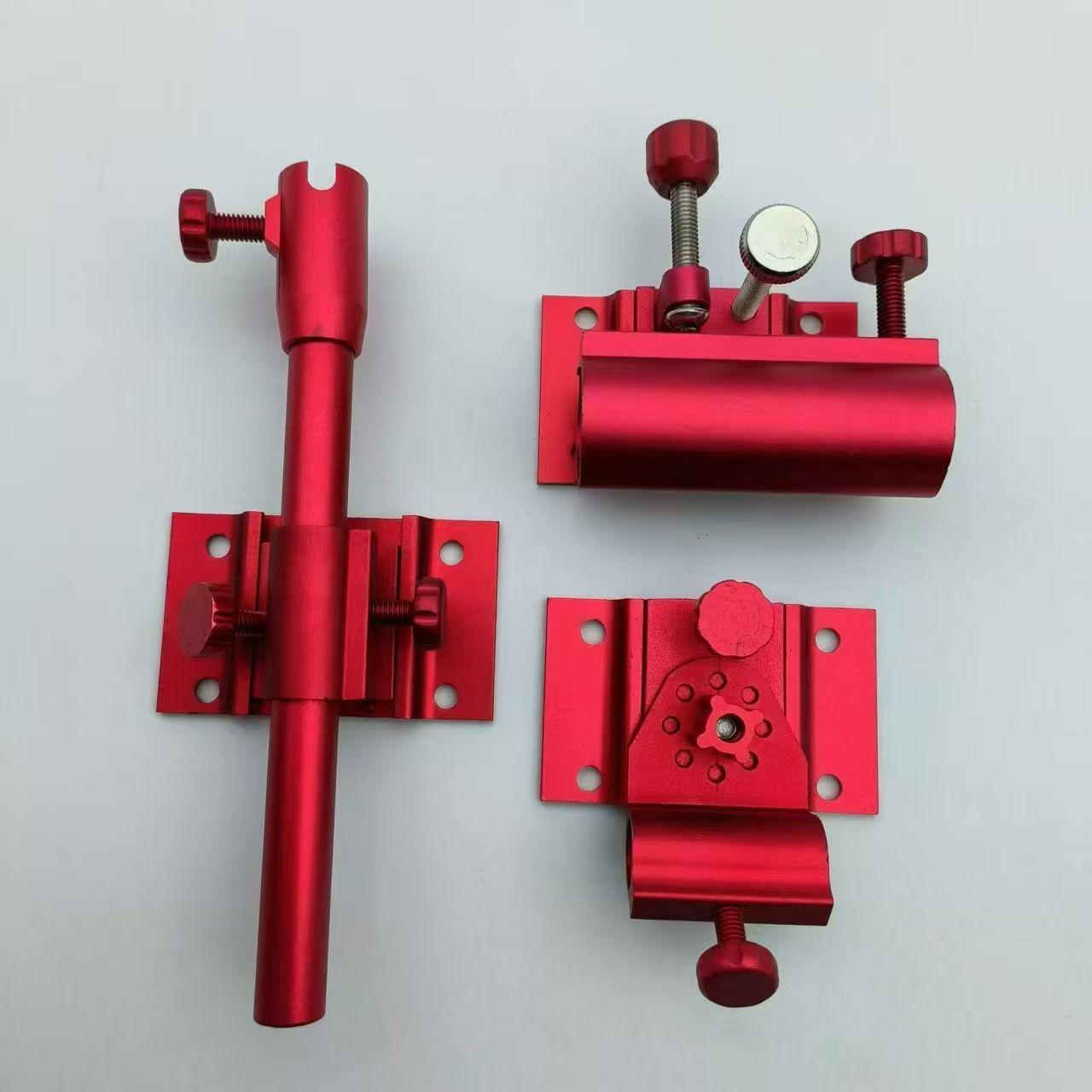 Aluminum Alloy Fishing Tackle Set: Rod Rest, Holder, Fish Keeper, Bait Tray, and Umbrella Insert - Detachable Accessories.
Aluminum Alloy Fishing Tackle Set: Rod Rest, Holder, Fish Keeper, Bait Tray, and Umbrella Insert - Detachable Accessories.