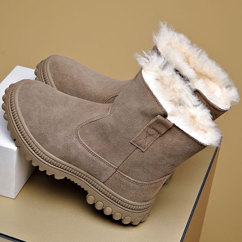 Snow boots men s cowhide wool cold-proof boots genuine leather thickened fur integrated winter pure wool cotton waterproof 45
Snow boots men s cowhide wool cold-proof boots genuine leather thickened fur integrated winter pure wool cotton waterproof 45