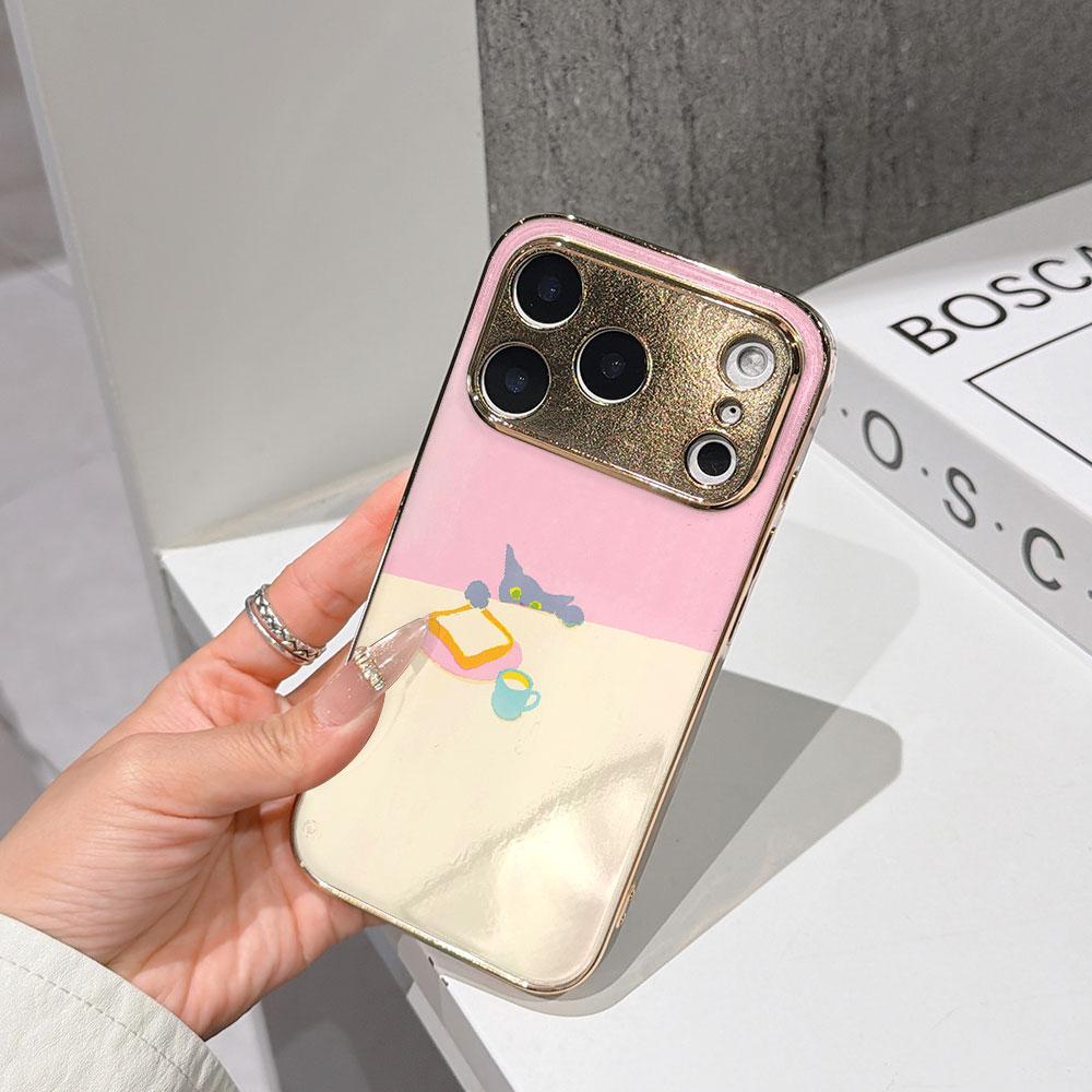Lucky Start Phone Case For iPhone 17 16 15 14 13 12 11 Pro Max 16E Gold Electroplated glass shell Cat with Coffee Cover IPHONE16
Lucky Start Phone Case For iPhone 17 16 15 14 13 12 11 Pro Max 16E Gold Electroplated glass shell Cat with Coffee Cover IPHONE16