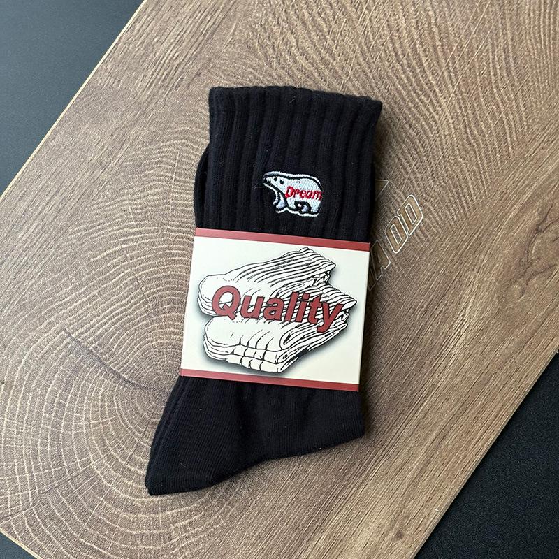 Unisex Mid-Calf Socks: Spring & Autumn Style, INS Embroidered Art Retro, American Workwear Style. One Size 36–44
Unisex Mid-Calf Socks: Spring & Autumn Style, INS Embroidered Art Retro, American Workwear Style. One Size 36–44