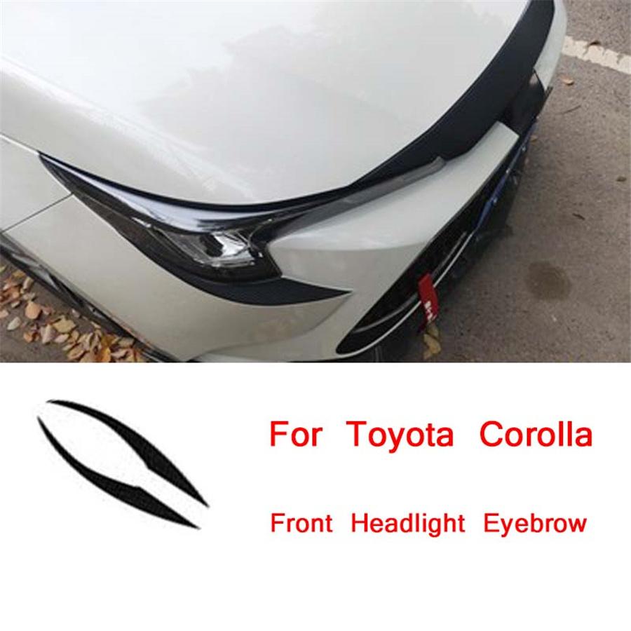 Carbon Fiber Look Front Headlight Eyebrow Eyelid Sticker trim For Toyota Corolla 2019-2021
Carbon Fiber Look Front Headlight Eyebrow Eyelid Sticker trim For Toyota Corolla 2019-2021
