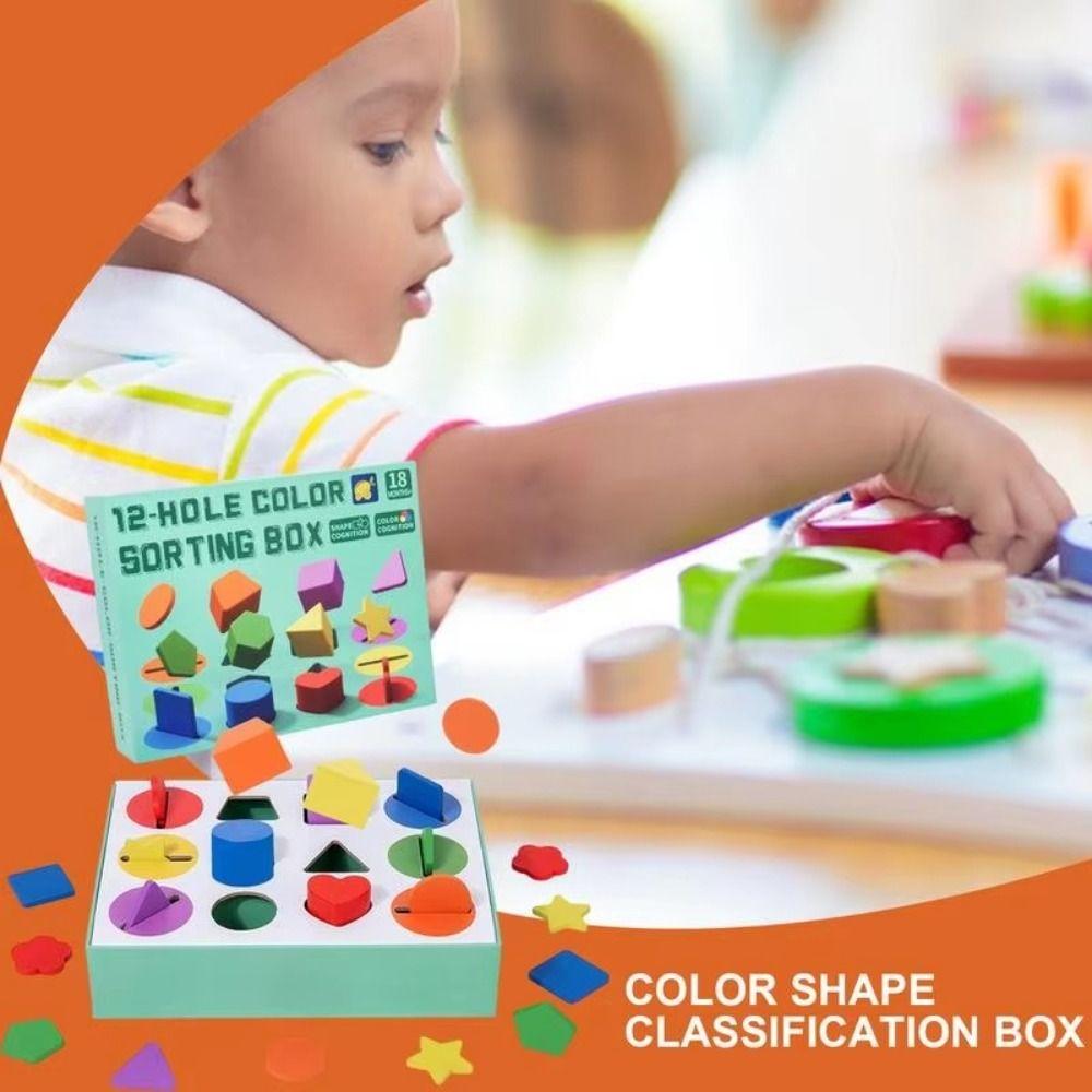 Wooden Shape Recognition Toys Wooden Toy Shape Sorting Toys Montessori Wooden Farm Toys Baby 12 holes
Wooden Shape Recognition Toys Wooden Toy Shape Sorting Toys Montessori Wooden Farm Toys Baby 12 holes
