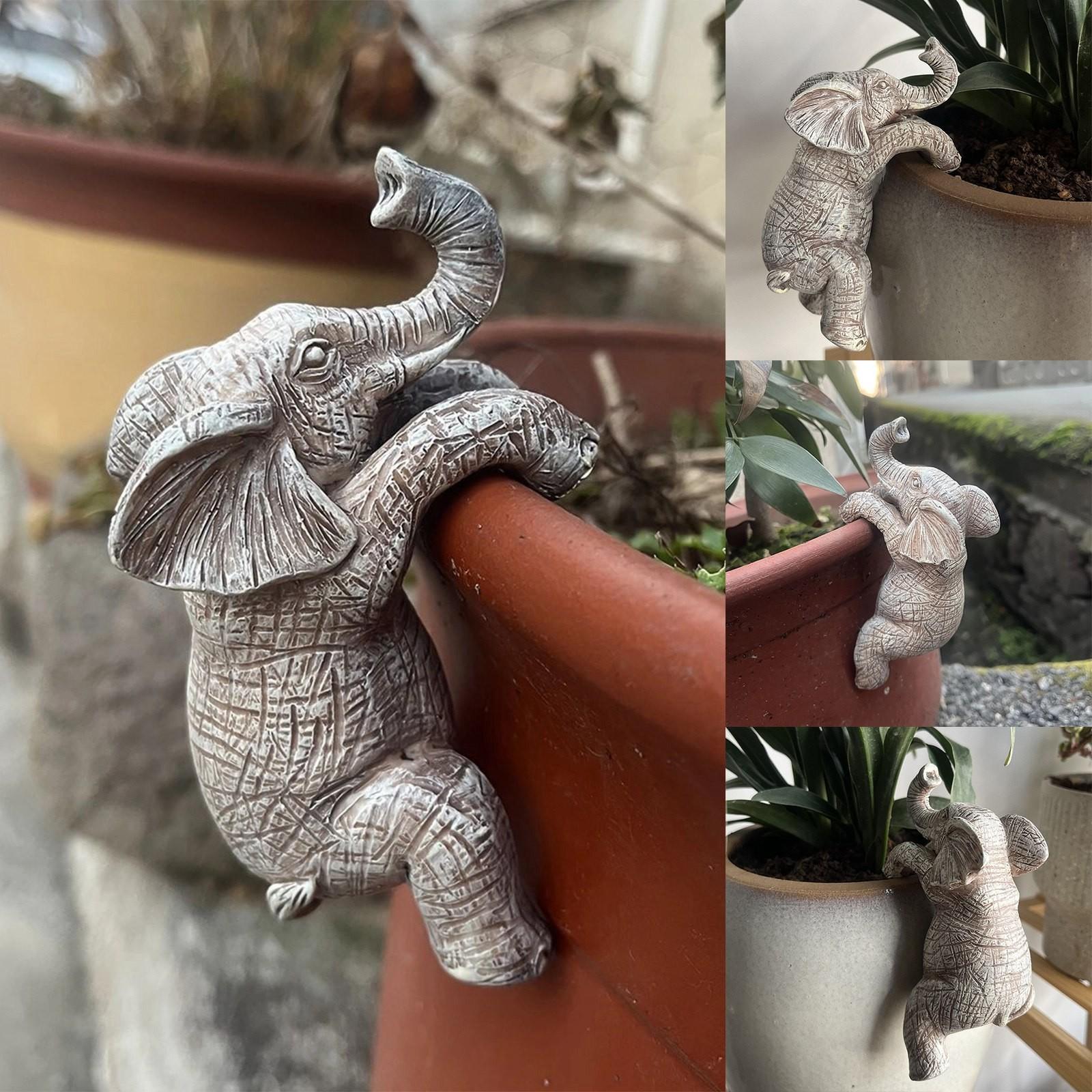 New Creative Elephant Statue Resin Craft Hanging Ornament Garden Decoration Outdoor Decor Flowerpot Accessories хаки
New Creative Elephant Statue Resin Craft Hanging Ornament Garden Decoration Outdoor Decor Flowerpot Accessories хаки