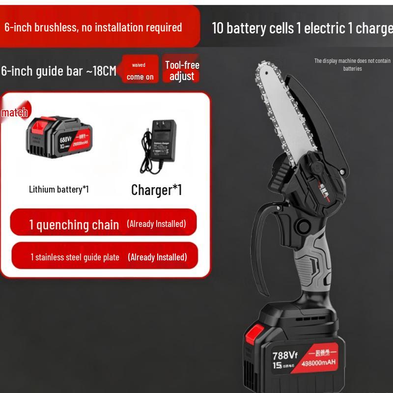 BAIPUXI Cordless Handheld Pruning Chainsaw CN plug (adapter included)
BAIPUXI Cordless Handheld Pruning Chainsaw CN plug (adapter included)
