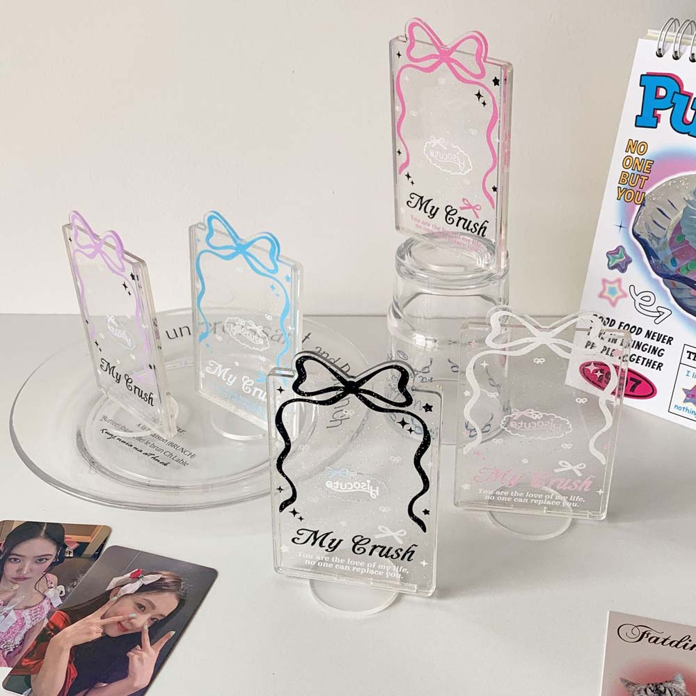 Transparent Student Card Cover Bowknot ID Card Holders Korean Style Card Holder Idol Card чорний
Transparent Student Card Cover Bowknot ID Card Holders Korean Style Card Holder Idol Card чорний