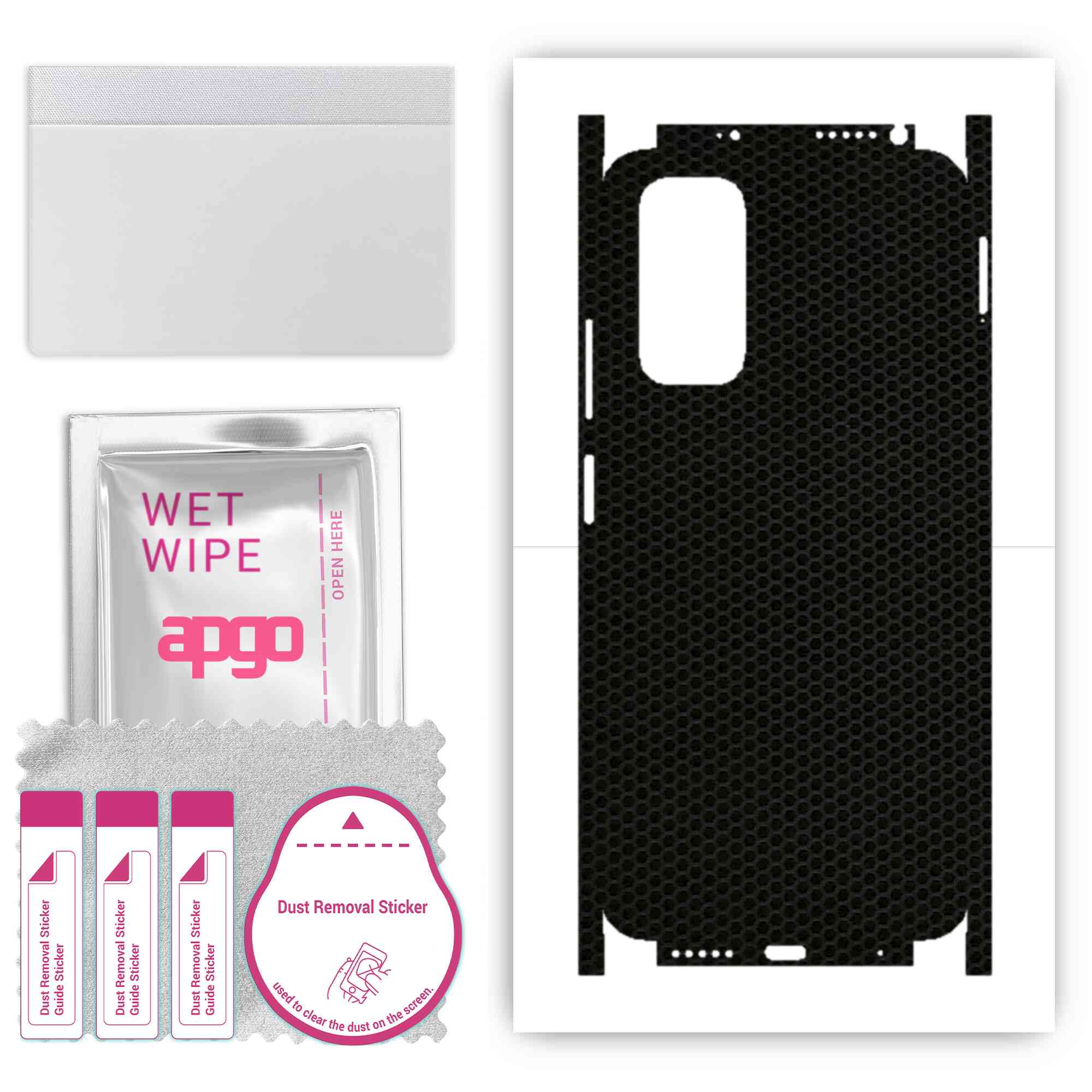 Apgo Protective Skin Sticker for the back+sides compatible with Xiaomi Redmi Note 11, Full Wrap Film, Foil, Vinyl - Pattern Matrix
Apgo Protective Skin Sticker for the back+sides compatible with Xiaomi Redmi Note 11, Full Wrap Film, Foil, Vinyl - Pattern Matrix
