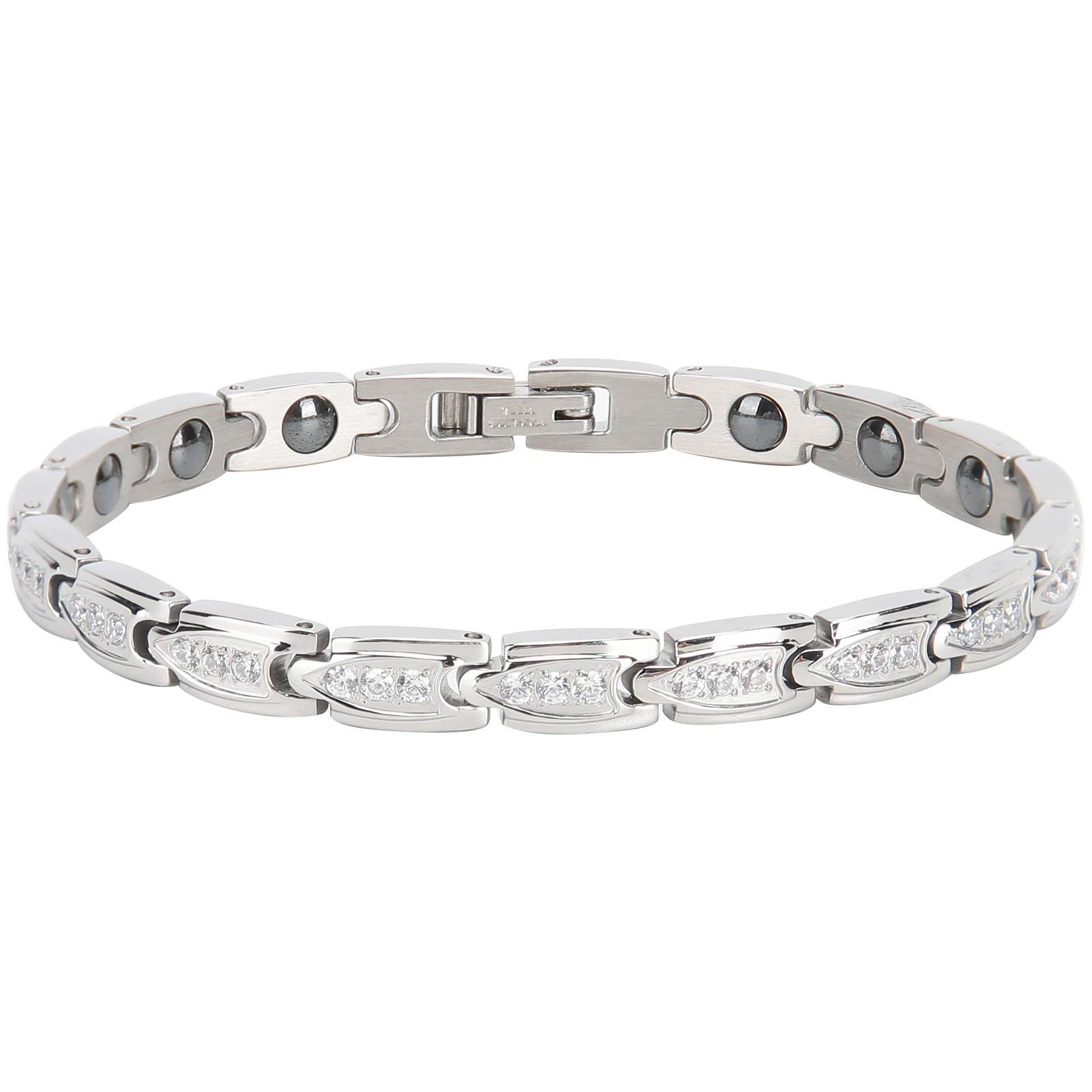 Female Bracelet Stainless Steel Magnet Hand Chain Pain Relive Health Care Wrist Jewelry
Female Bracelet Stainless Steel Magnet Hand Chain Pain Relive Health Care Wrist Jewelry