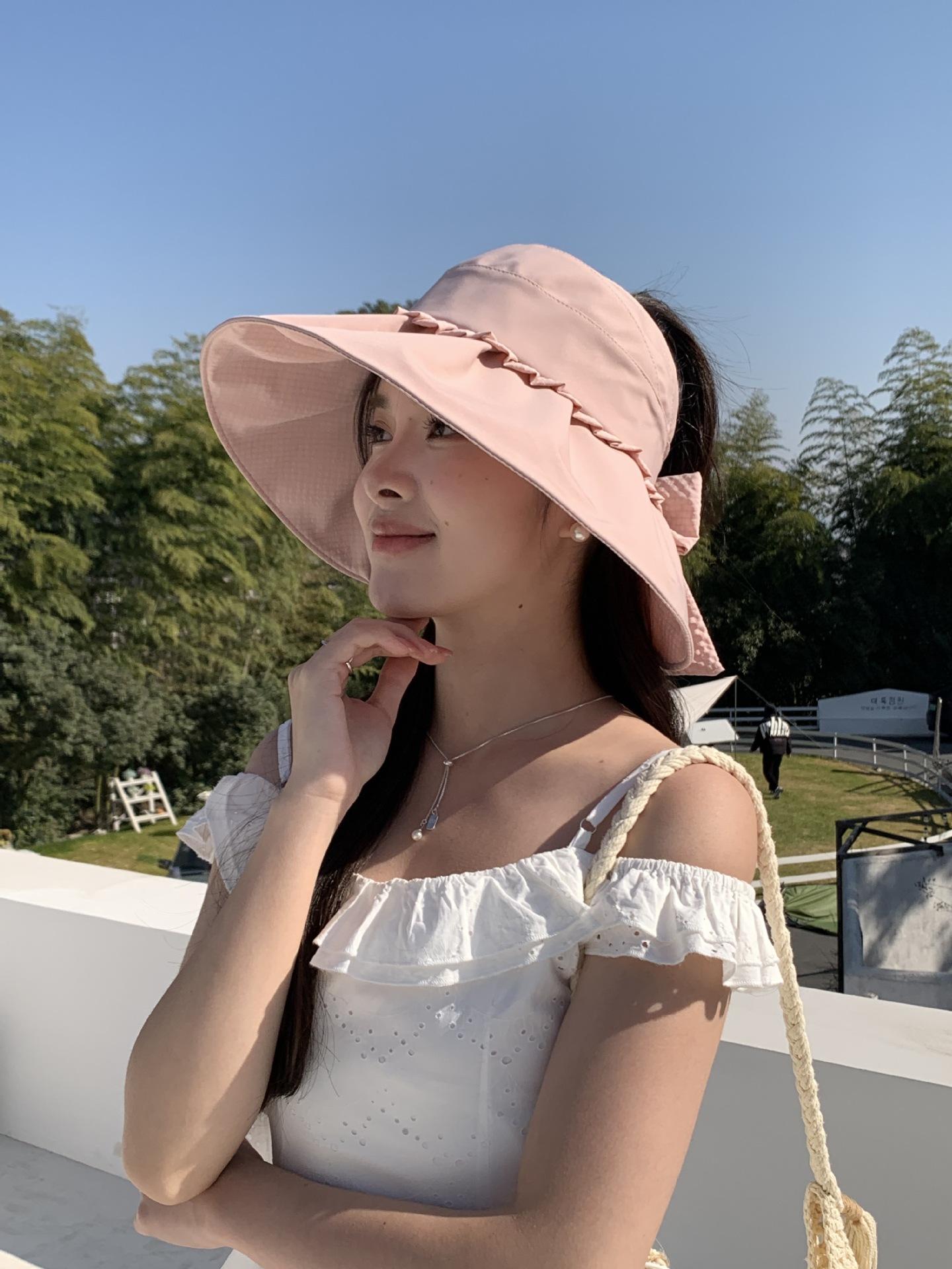 Новая шляпа для активного отдыха на весну и лето, женская универсальная шляпа-ведро для путешествий, затеняющая солнцезащитная дышащая шляпа от солнца, большая окружность головы M(56-58cm)