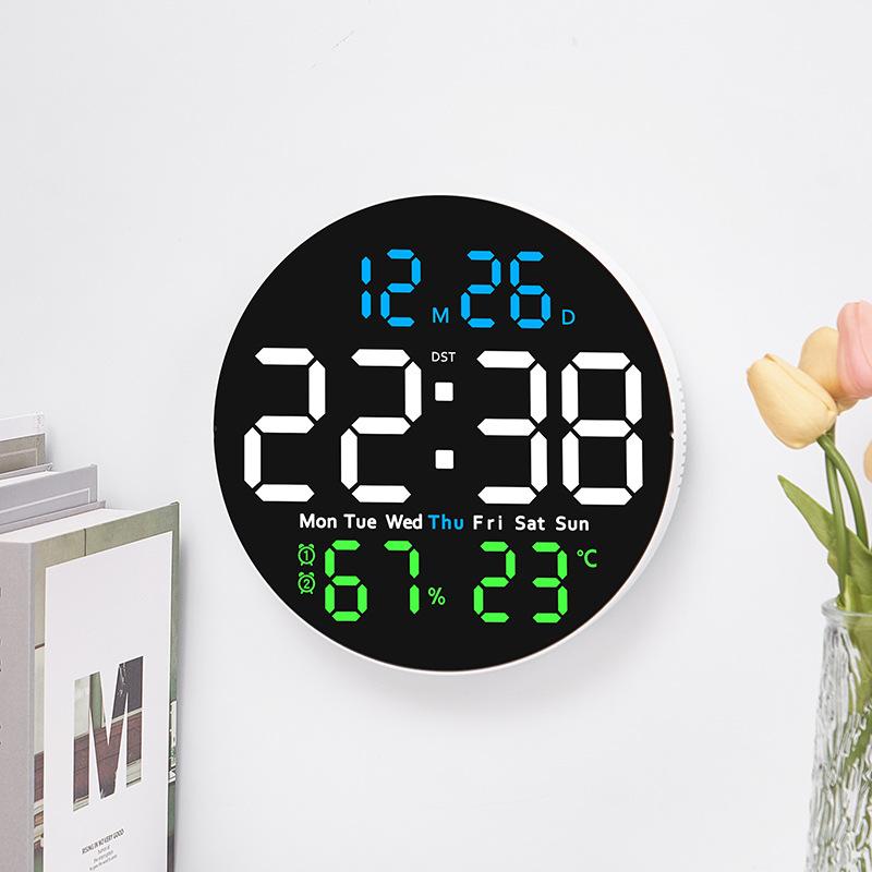Цифровые электронные часы для гостиной с ночником, электронные часы, многофункциональные бытовые часы, температура, влажность, бесшумные часы 6672
Цифровые электронные часы для гостиной с ночником, электронные часы, многофункциональные бытовые часы, температура, влажность, бесшумные часы 6672