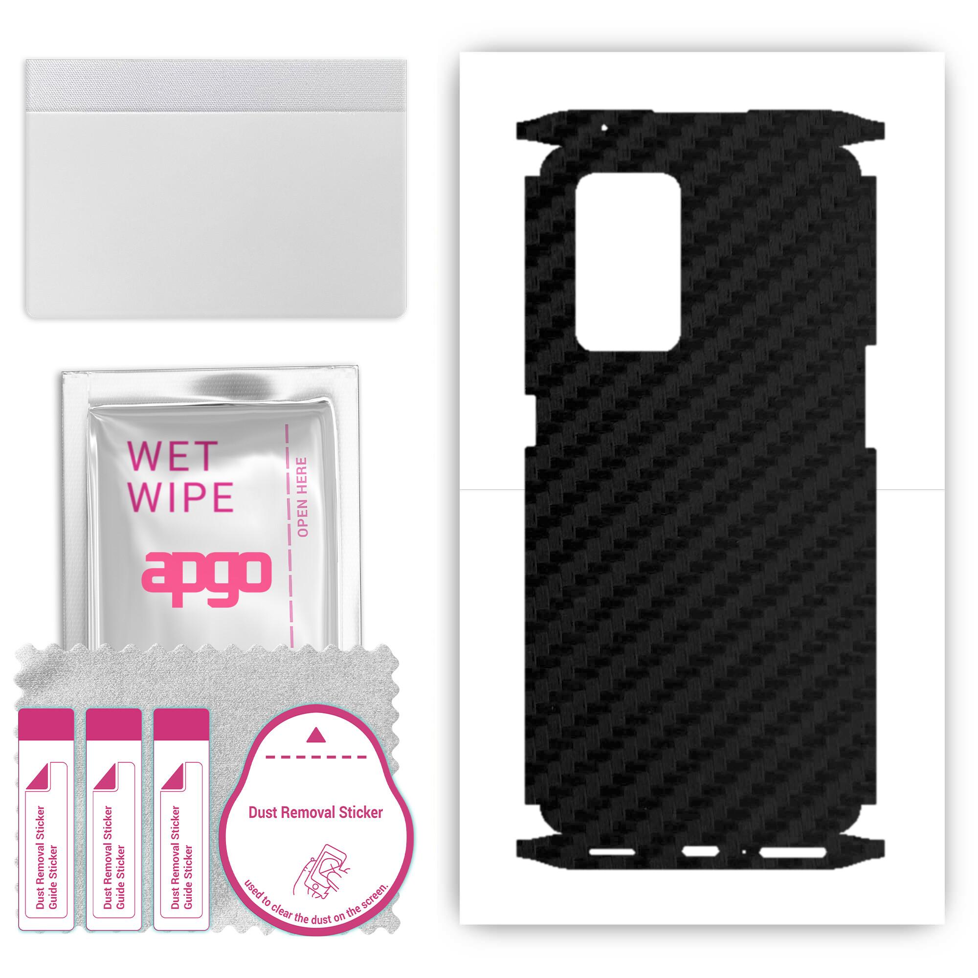 Apgo Protective Skin Sticker for the back+sides compatible with Oppo Reno 6 Pro 5G, Full Wrap Film, Foil, Vinyl - Pattern Carbon Black
Apgo Protective Skin Sticker for the back+sides compatible with Oppo Reno 6 Pro 5G, Full Wrap Film, Foil, Vinyl - Pattern Carbon Black