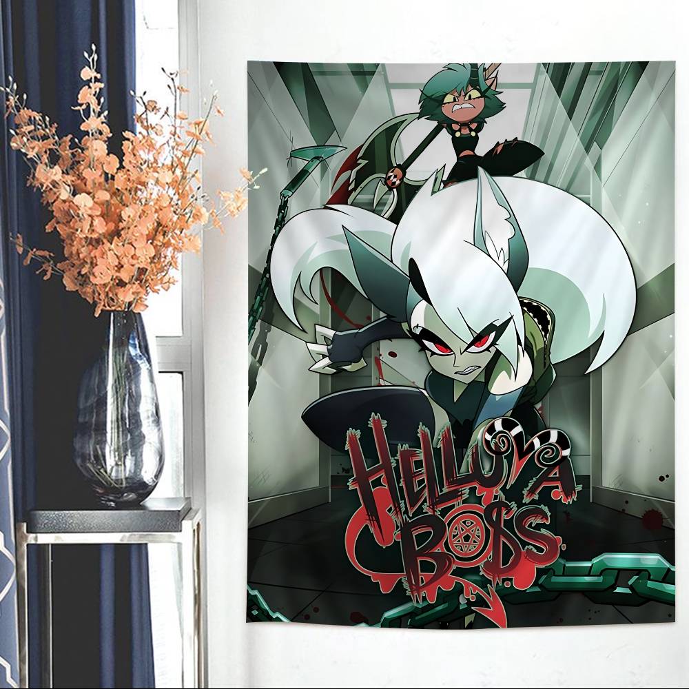 Animated Musical HHelluva Boss Hippie Wall Hanging Tapestries Art Science Fiction Room Home Decor Kawaii Room Decor 74x94cm(29x37in)
Animated Musical HHelluva Boss Hippie Wall Hanging Tapestries Art Science Fiction Room Home Decor Kawaii Room Decor 74x94cm(29x37in)