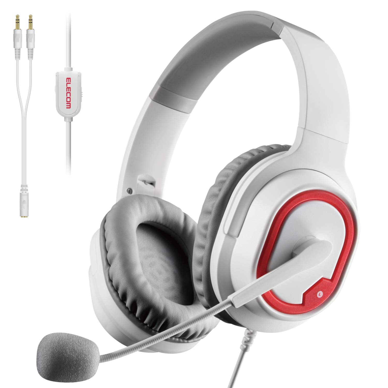 ELECOM Gaming Headset Wired Binaural Overhead 2m Lightweight Model White HS-G30WH білий
ELECOM Gaming Headset Wired Binaural Overhead 2m Lightweight Model White HS-G30WH білий