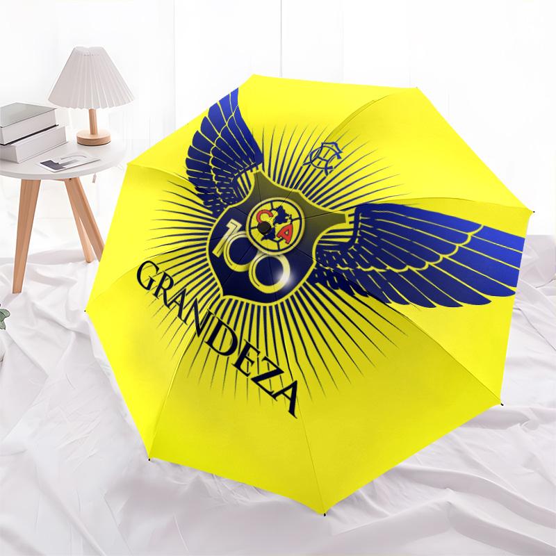 Club América pattern, automatic folding umbrella, portable and foldable design, 8 ribs, a Christmas or birthday gift.
Club América pattern, automatic folding umbrella, portable and foldable design, 8 ribs, a Christmas or birthday gift.