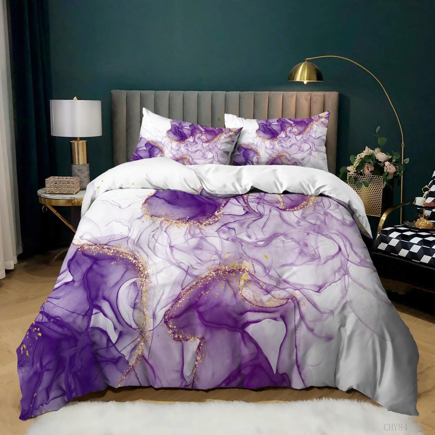 Gradual Change Color Marble Texture Pattern Duvet Set Digital Printing Three-Piece Set Bedding 135 * 200 (two-piece set)
Gradual Change Color Marble Texture Pattern Duvet Set Digital Printing Three-Piece Set Bedding 135 * 200 (two-piece set)