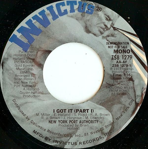 7inch Record NEW YORK PORT AUTHORITY - I Got It ZS81279 Invictus 1977 US Dance & Electronica Used
7inch Record NEW YORK PORT AUTHORITY - I Got It ZS81279 Invictus 1977 US Dance & Electronica Used