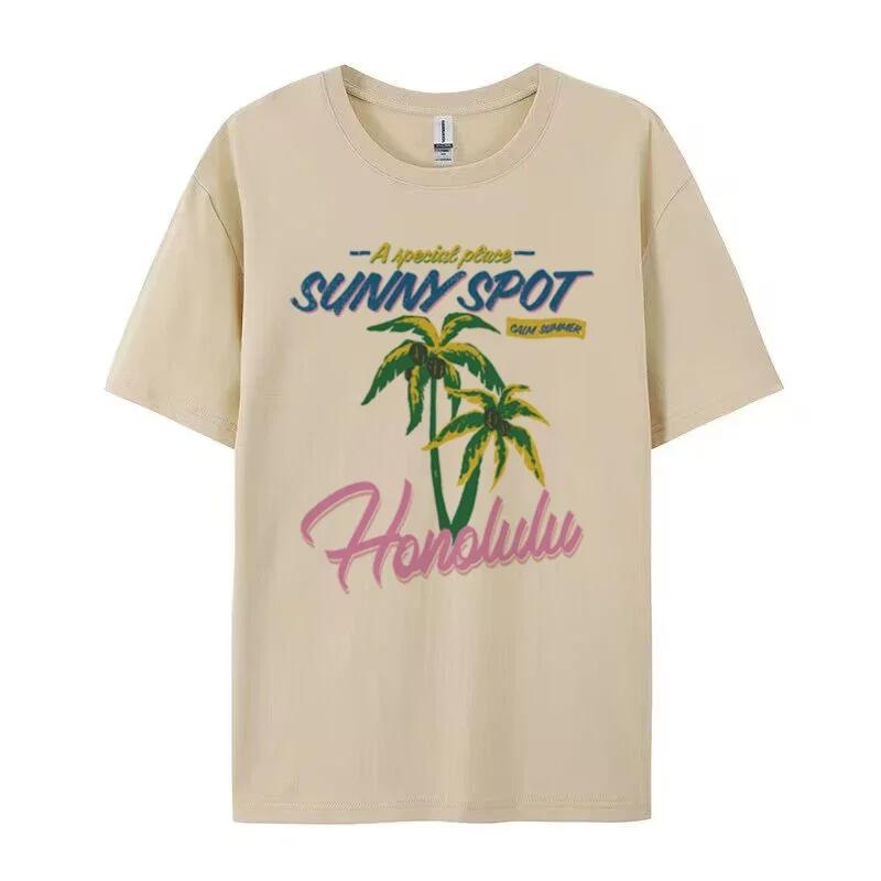 Hawaiian Palm Tree Graphic Tees Female Fashion Tropical Beach TShirts Short Sleeve Cotton Women Retro Aesthetic Vacation Tops 2XL
Hawaiian Palm Tree Graphic Tees Female Fashion Tropical Beach TShirts Short Sleeve Cotton Women Retro Aesthetic Vacation Tops 2XL