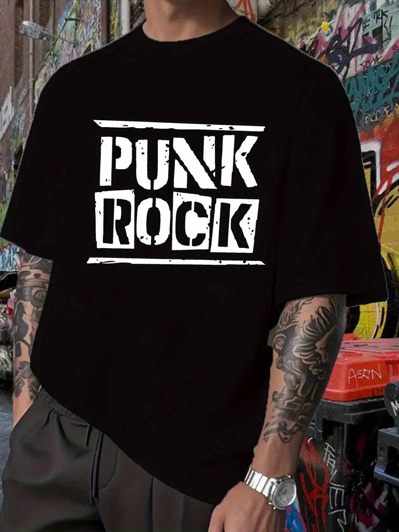 Punk Rock Print Fashion Trendy Short Sleeve T-shirt XXXXL
Punk Rock Print Fashion Trendy Short Sleeve T-shirt XXXXL