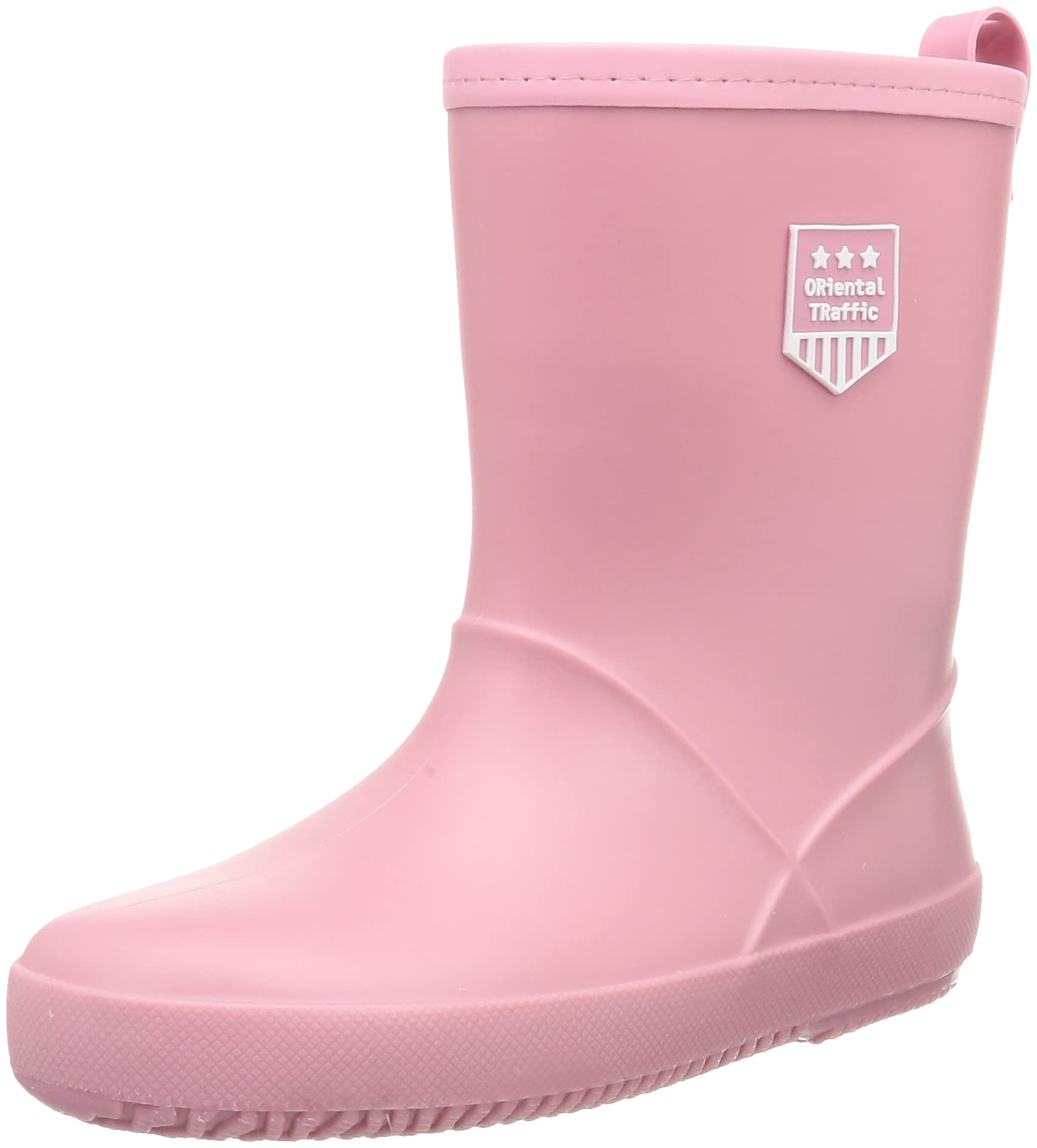 Oriental Traffic Kids Rain Boots, Lightweight, Mid-Length, with Reflective Panels, Sizes 15-22cm, Unisex, for Boys and Girls, K-201, Pink, 16.0cm
Oriental Traffic Kids Rain Boots, Lightweight, Mid-Length, with Reflective Panels, Sizes 15-22cm, Unisex, for Boys and Girls, K-201, Pink, 16.0cm