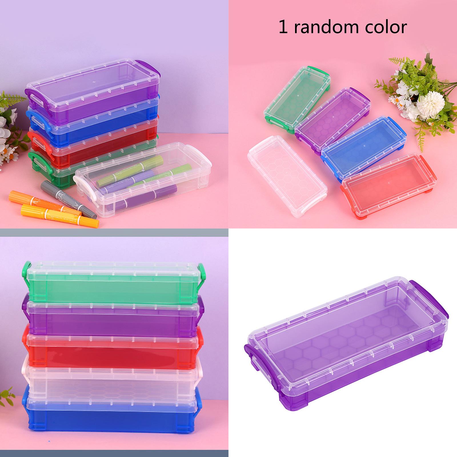 High Capacity Pencil Case with Dustproof Lid Clear Pen Storage Box Colored Pencil Organizers Portable Pen Organizers
High Capacity Pencil Case with Dustproof Lid Clear Pen Storage Box Colored Pencil Organizers Portable Pen Organizers
