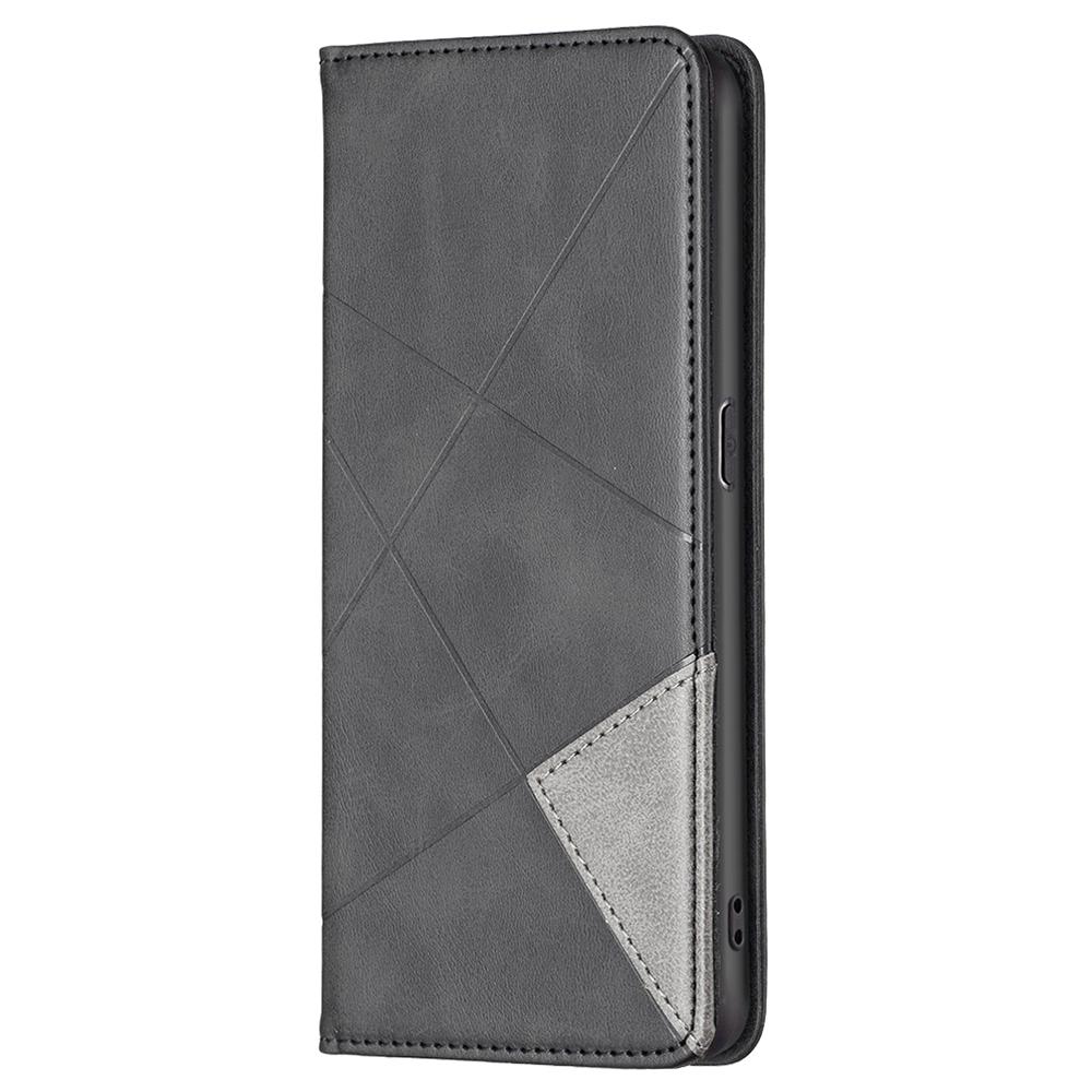 For Realme 9 Pro+ Imprinting Pattern Splicing Design Cover with Card Slots PU Leather+TPU Stand Cell Phone Shell Black
For Realme 9 Pro+ Imprinting Pattern Splicing Design Cover with Card Slots PU Leather+TPU Stand Cell Phone Shell Black