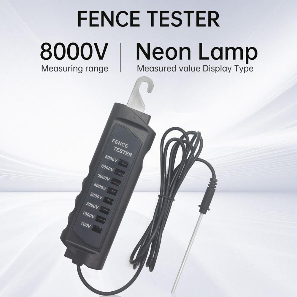 FT-891 Electric Fence Tester 700-8000V Electronic Fence Pulse Voltage Detector Ultimate Safety Suitable for Horse Dairy Far чорний
FT-891 Electric Fence Tester 700-8000V Electronic Fence Pulse Voltage Detector Ultimate Safety Suitable for Horse Dairy Far чорний