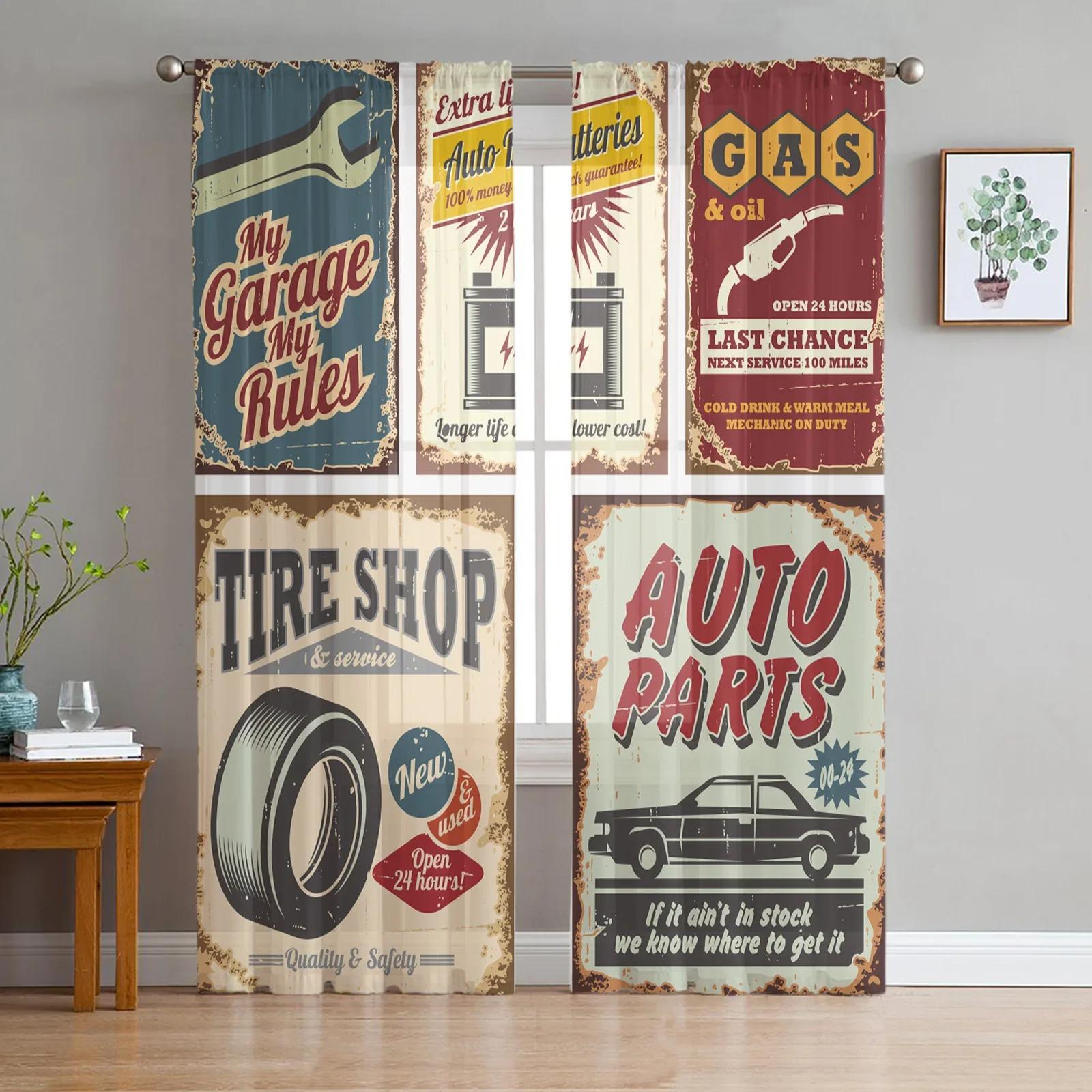 Car Retro Sheer Curtains Living Room Window Netting Curtains For Bedroom Cooking Area Home Ornamentation Voile Drapes W135 x H115cm x1&Rod Pocket
Car Retro Sheer Curtains Living Room Window Netting Curtains For Bedroom Cooking Area Home Ornamentation Voile Drapes W135 x H115cm x1&Rod Pocket