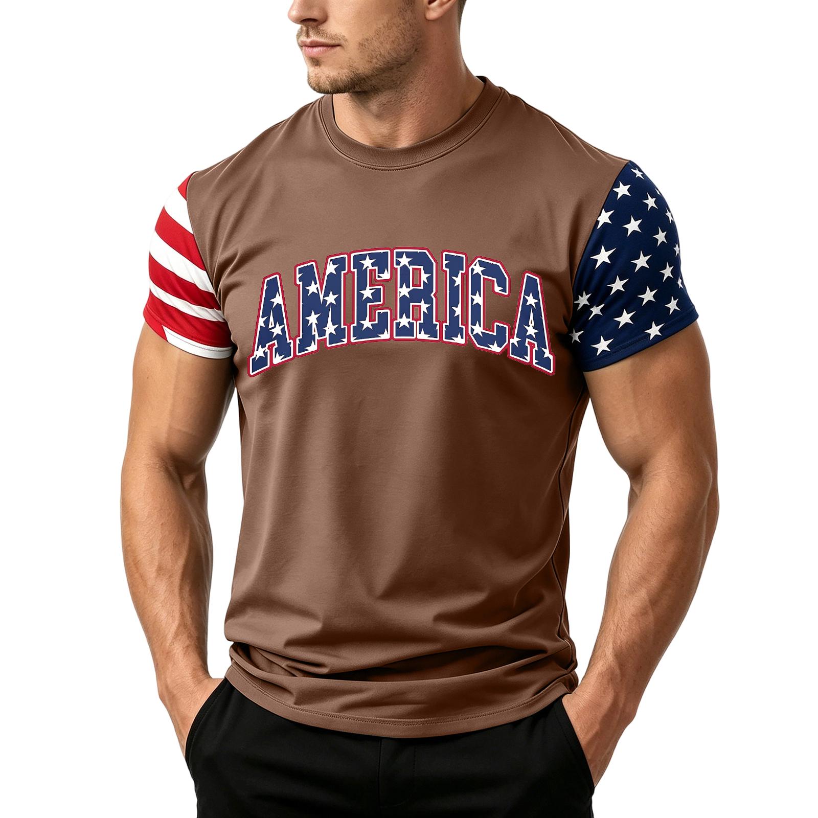 Men s Loose Fit Short Sleeve T Shirt Patriotic Flag Print Casual Summer Daily Wear Crew Neck Tee M
Men s Loose Fit Short Sleeve T Shirt Patriotic Flag Print Casual Summer Daily Wear Crew Neck Tee M