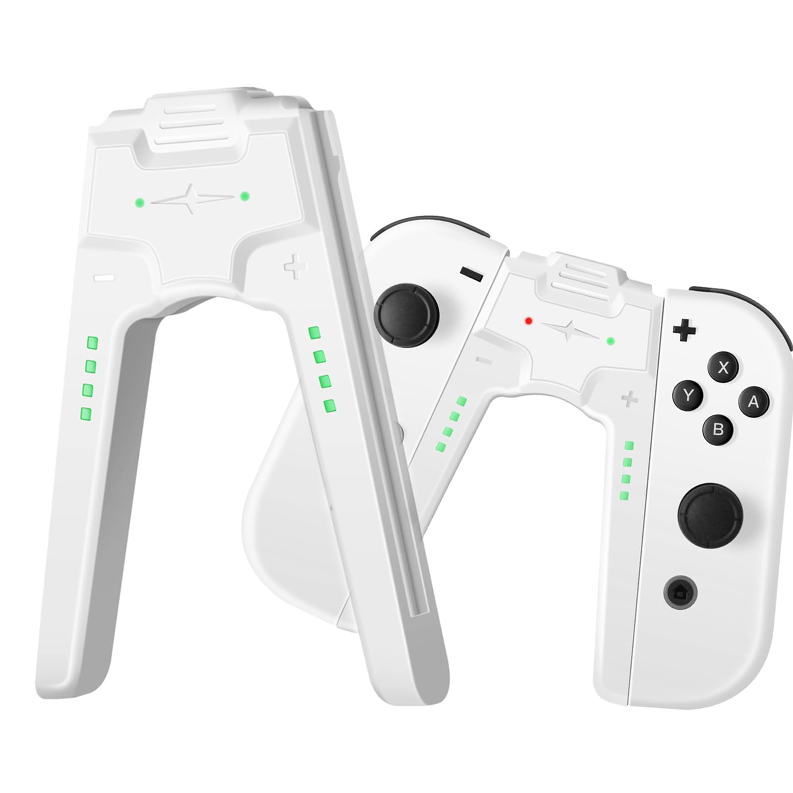 Godrii Rechargeable for a better gaming experience Switch Rechargeable Grip Compatible with Switch Charge while playing with LED charging indicator
Godrii Rechargeable for a better gaming experience Switch Rechargeable Grip Compatible with Switch Charge while playing with LED charging indicator