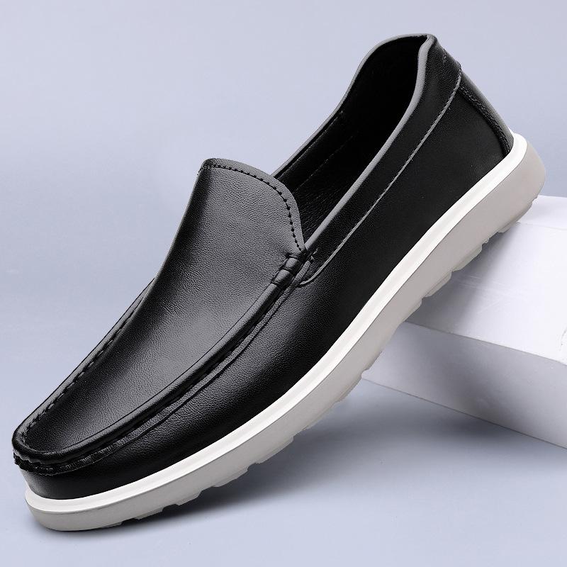 Men s shoes autumn foot cover real cowhide breathable British men s soft-soled casual leather shoes trendy lazy 38 чорний
Men s shoes autumn foot cover real cowhide breathable British men s soft-soled casual leather shoes trendy lazy 38 чорний