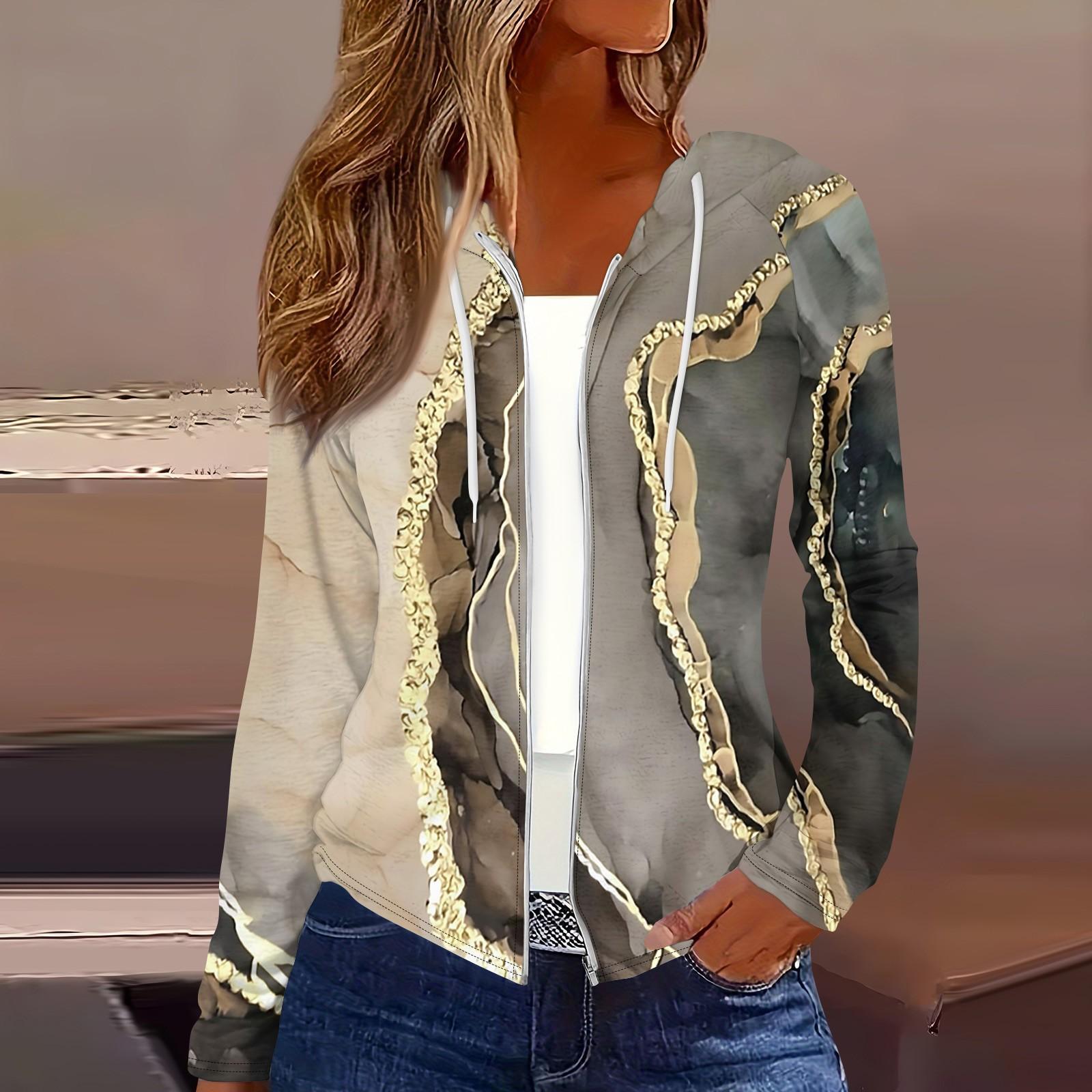 Женская мода повседневная застежка-молния с капюшоном и принтом с длинным рукавом толстовки пальто XXL фиолетовый
Женская мода повседневная застежка-молния с капюшоном и принтом с длинным рукавом толстовки пальто XXL фиолетовый