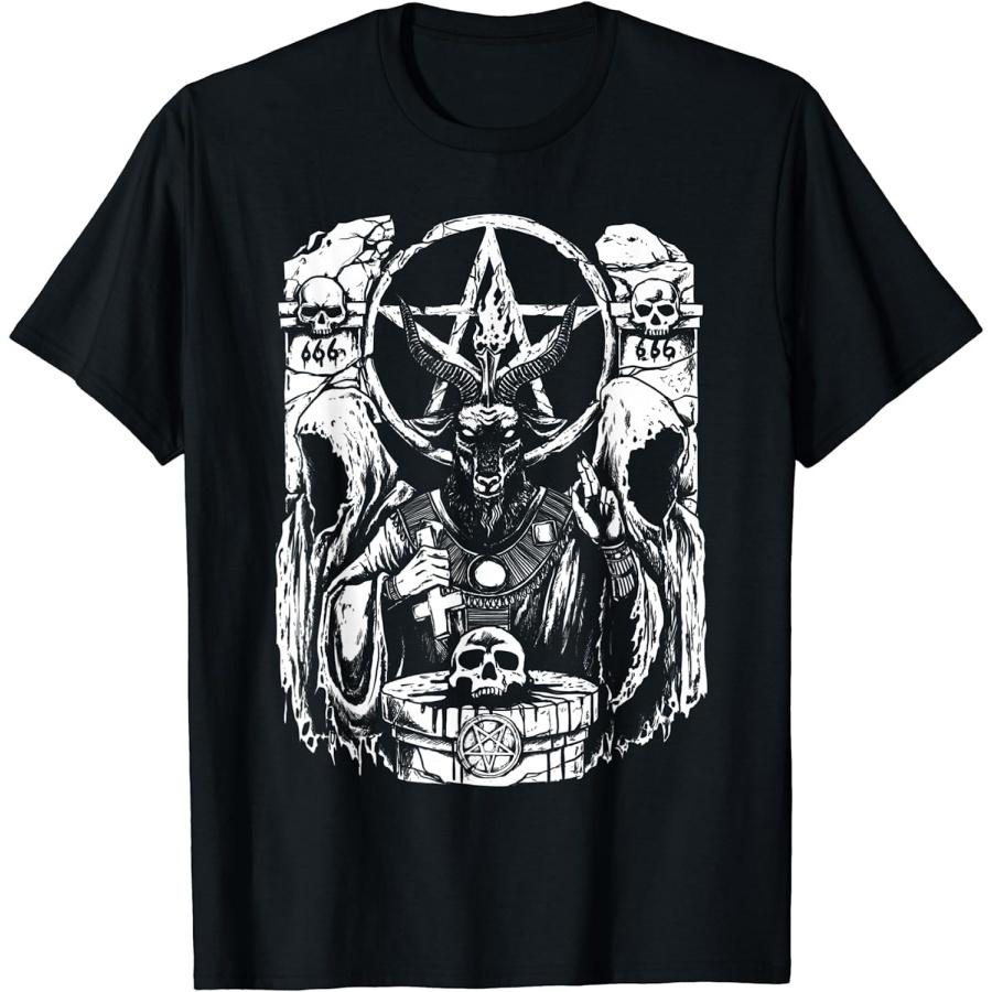 ZAANU Satanic Devil with Skull Occult 666 Goat Pentagram Baphomet T-Shirt XXXXXL різнокольоровий
ZAANU Satanic Devil with Skull Occult 666 Goat Pentagram Baphomet T-Shirt XXXXXL різнокольоровий