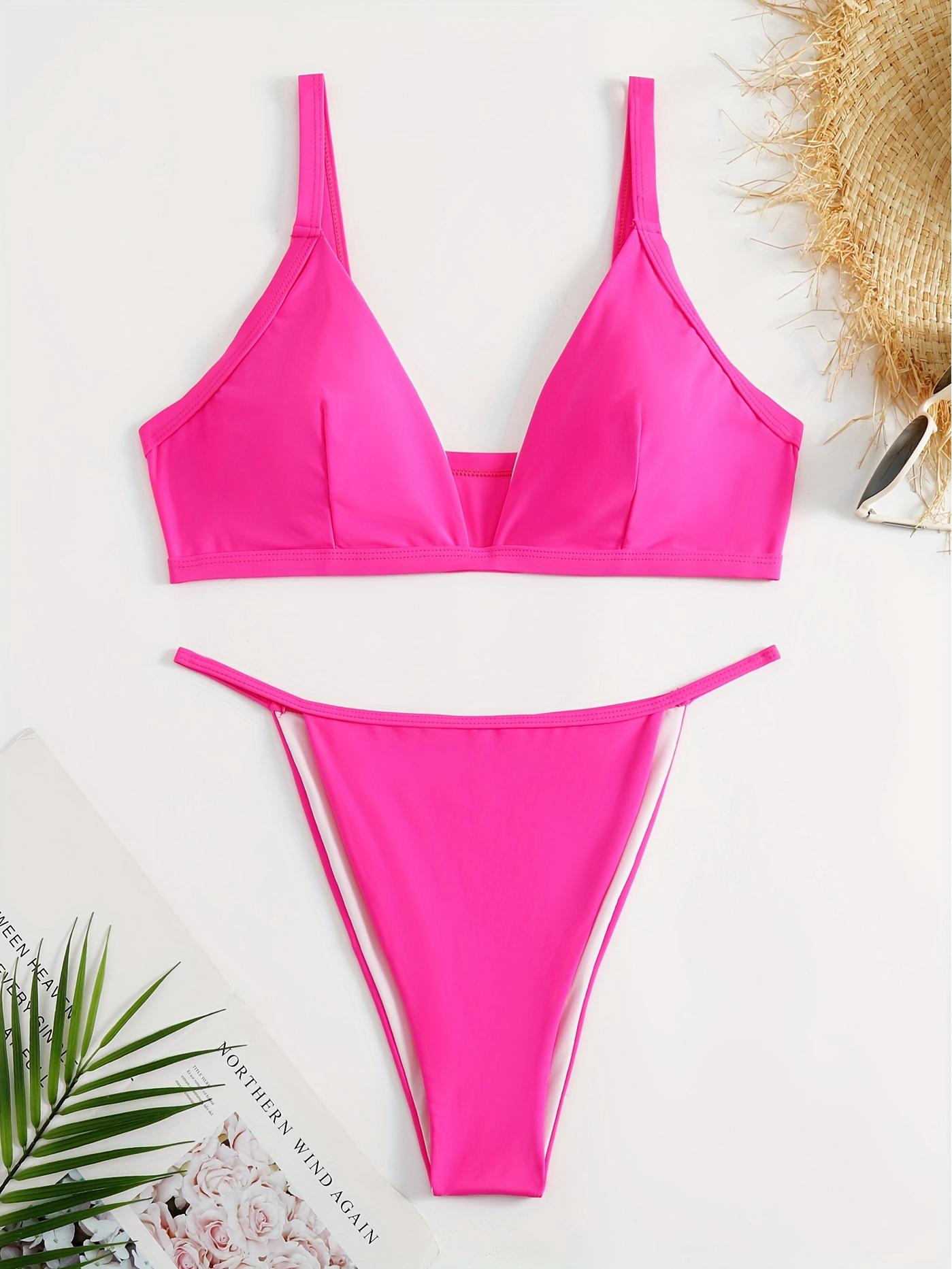 2025 Большой размер Однотонное раздельное бикини - Сексуальный купальник с принтом для европейских и американских женщин XL маджента
2025 Большой размер Однотонное раздельное бикини - Сексуальный купальник с принтом для европейских и американских женщин XL маджента