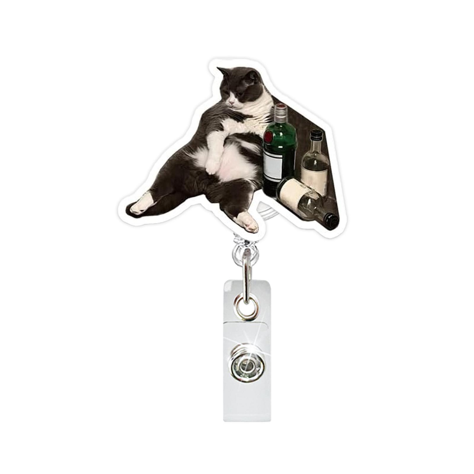 New Funny Meow Retractable Badge Holder Reel Id Card Holder For Office Workers Doctors Nurses Medical Students Id Name Tag
New Funny Meow Retractable Badge Holder Reel Id Card Holder For Office Workers Doctors Nurses Medical Students Id Name Tag