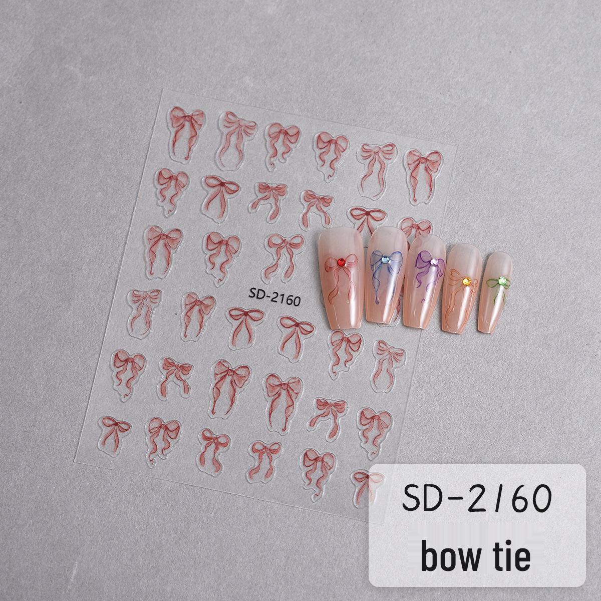 White Ribbon Bow 3D Nail Stickers - Thin, Durable, and Stylish Nail Decorations
White Ribbon Bow 3D Nail Stickers - Thin, Durable, and Stylish Nail Decorations