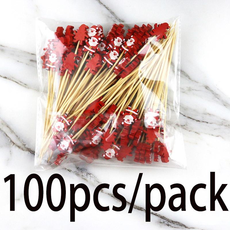 (100pcs/pack) 11.8cm Santa Claus Bamboo Skewers Disposable Toothpick Kitchen Accessories Dessert Fruit Christmas Party Wood 11.8cm красный
(100pcs/pack) 11.8cm Santa Claus Bamboo Skewers Disposable Toothpick Kitchen Accessories Dessert Fruit Christmas Party Wood 11.8cm красный